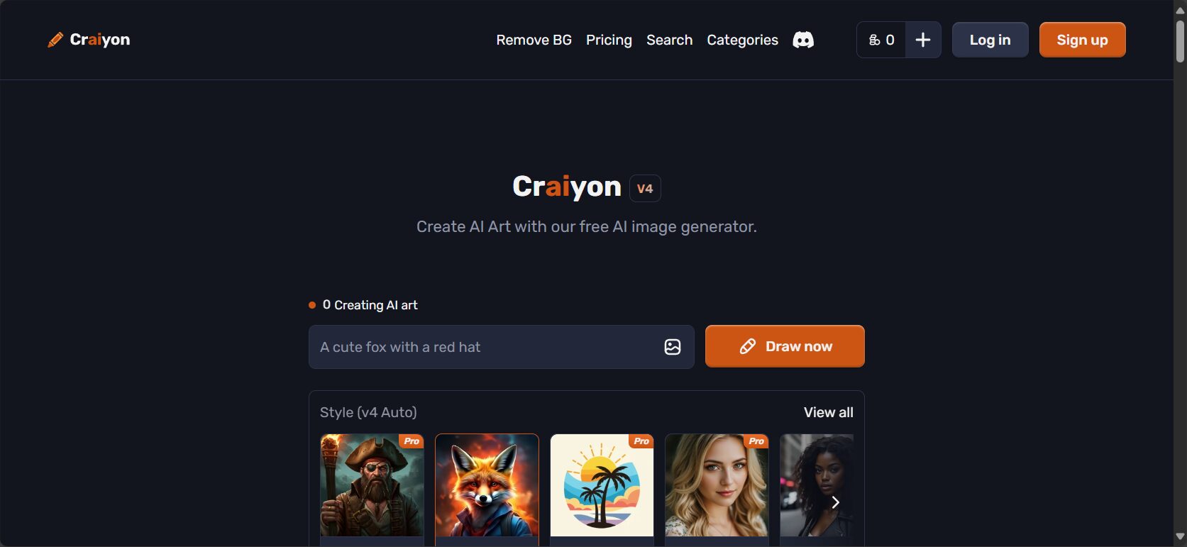 Craiyon AI 草图