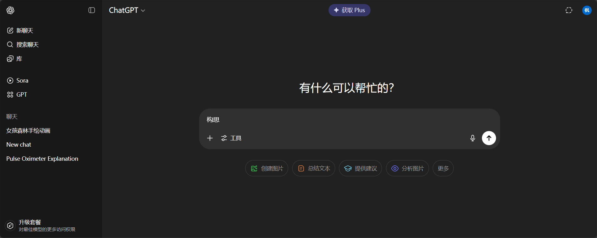 chatgpt界面