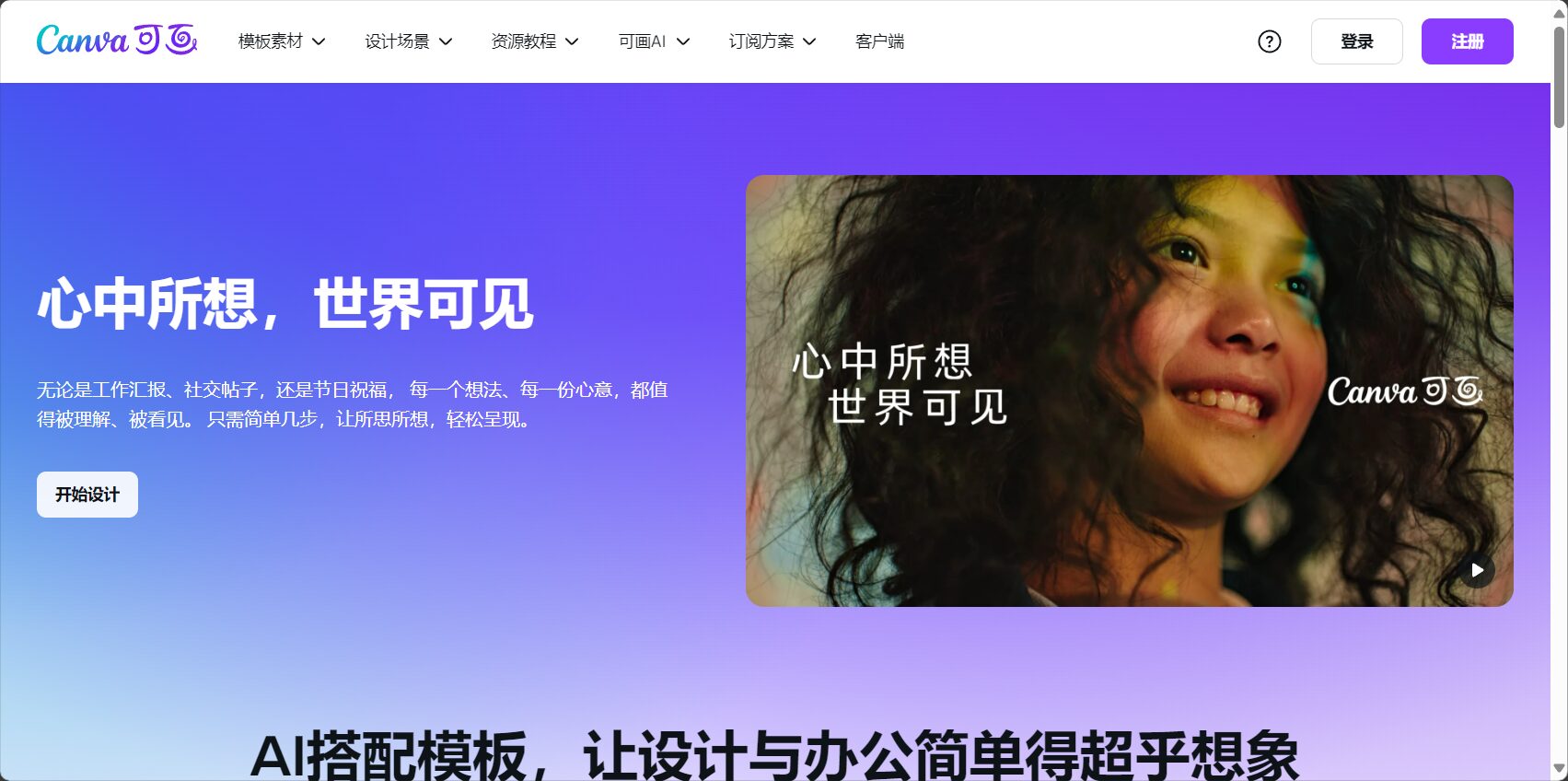 Canva AI艺术生成器使用示例