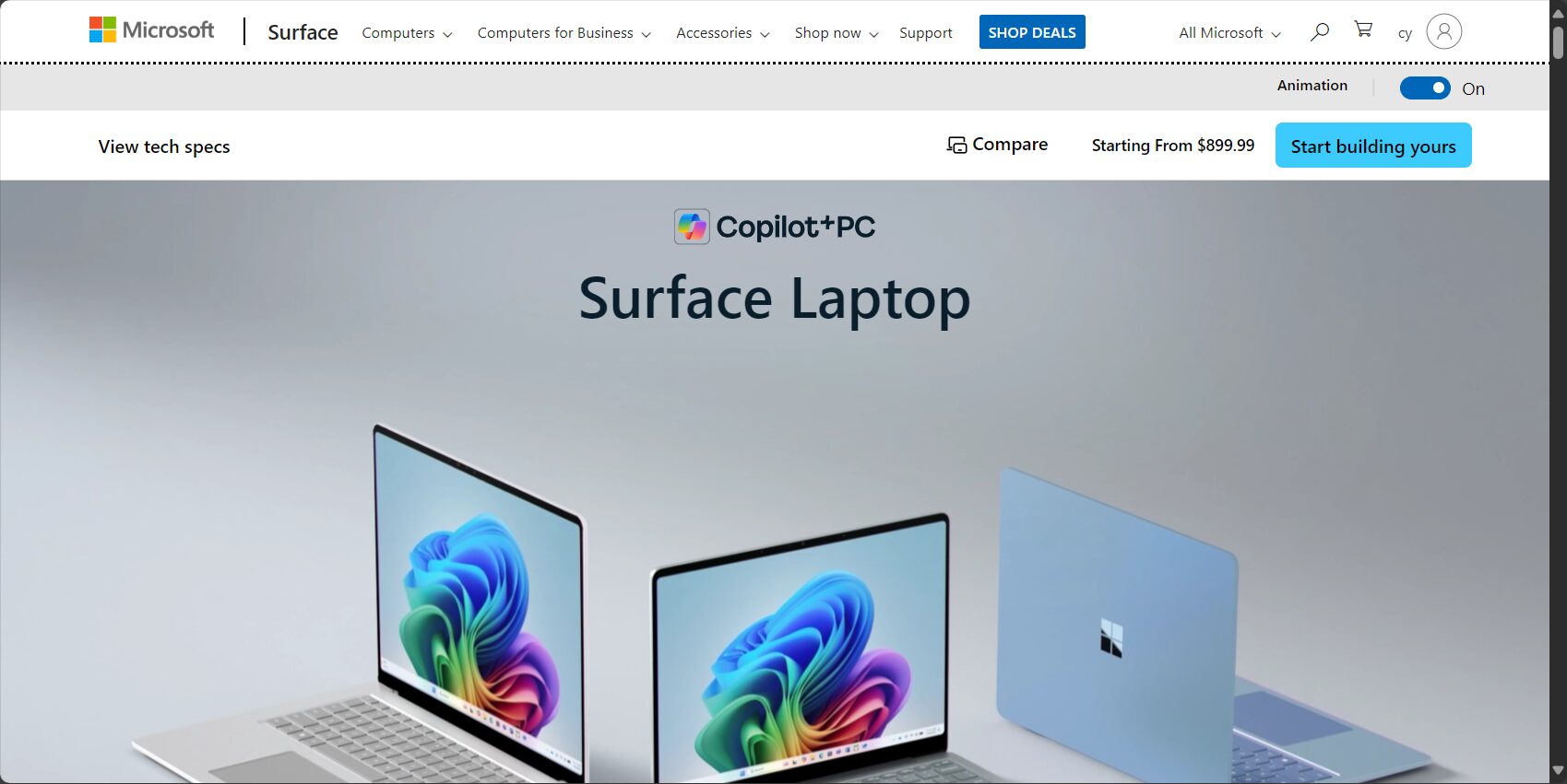 微软Surface AI笔记本