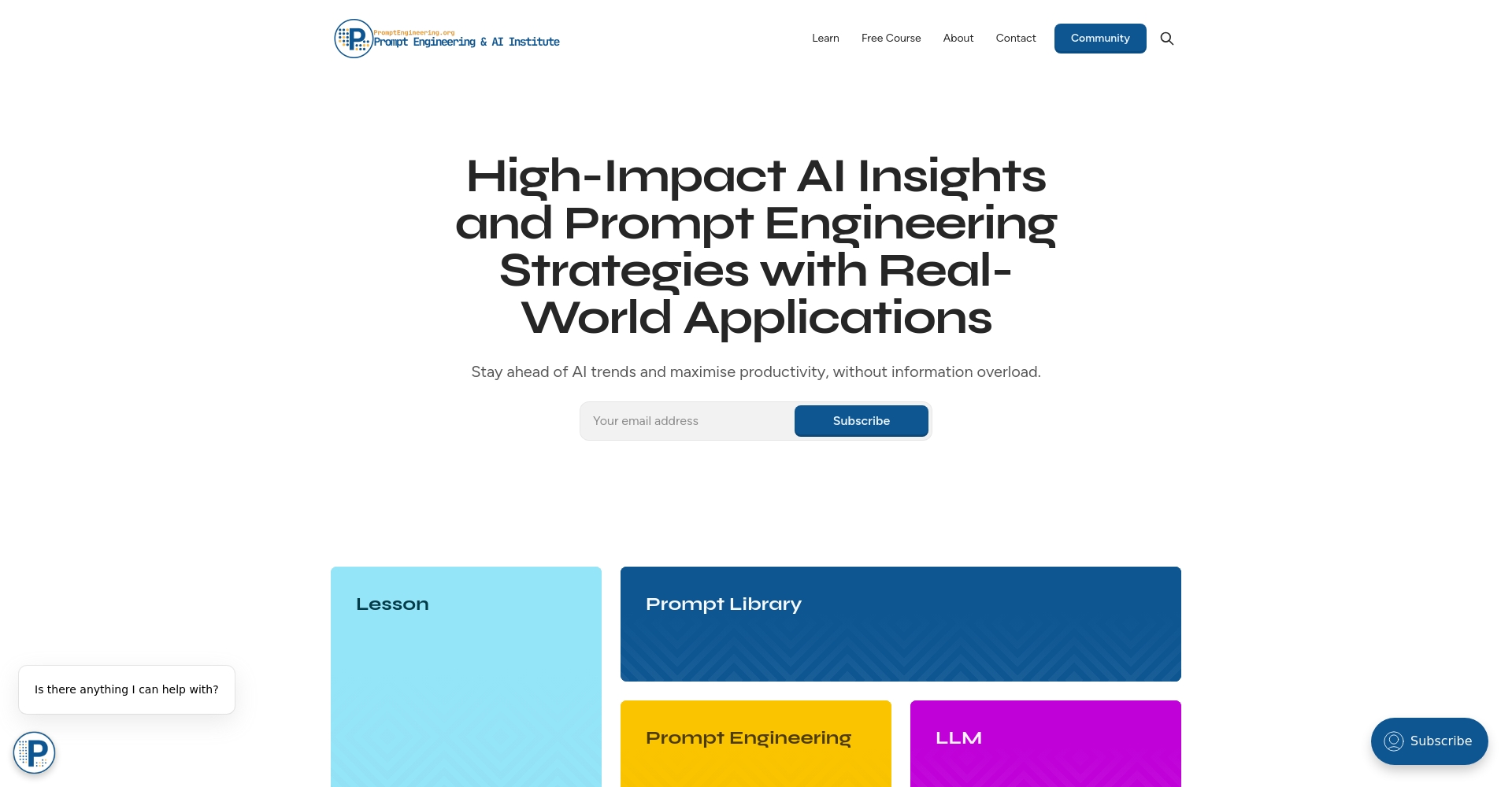 Prompt Engineering Institute教程
