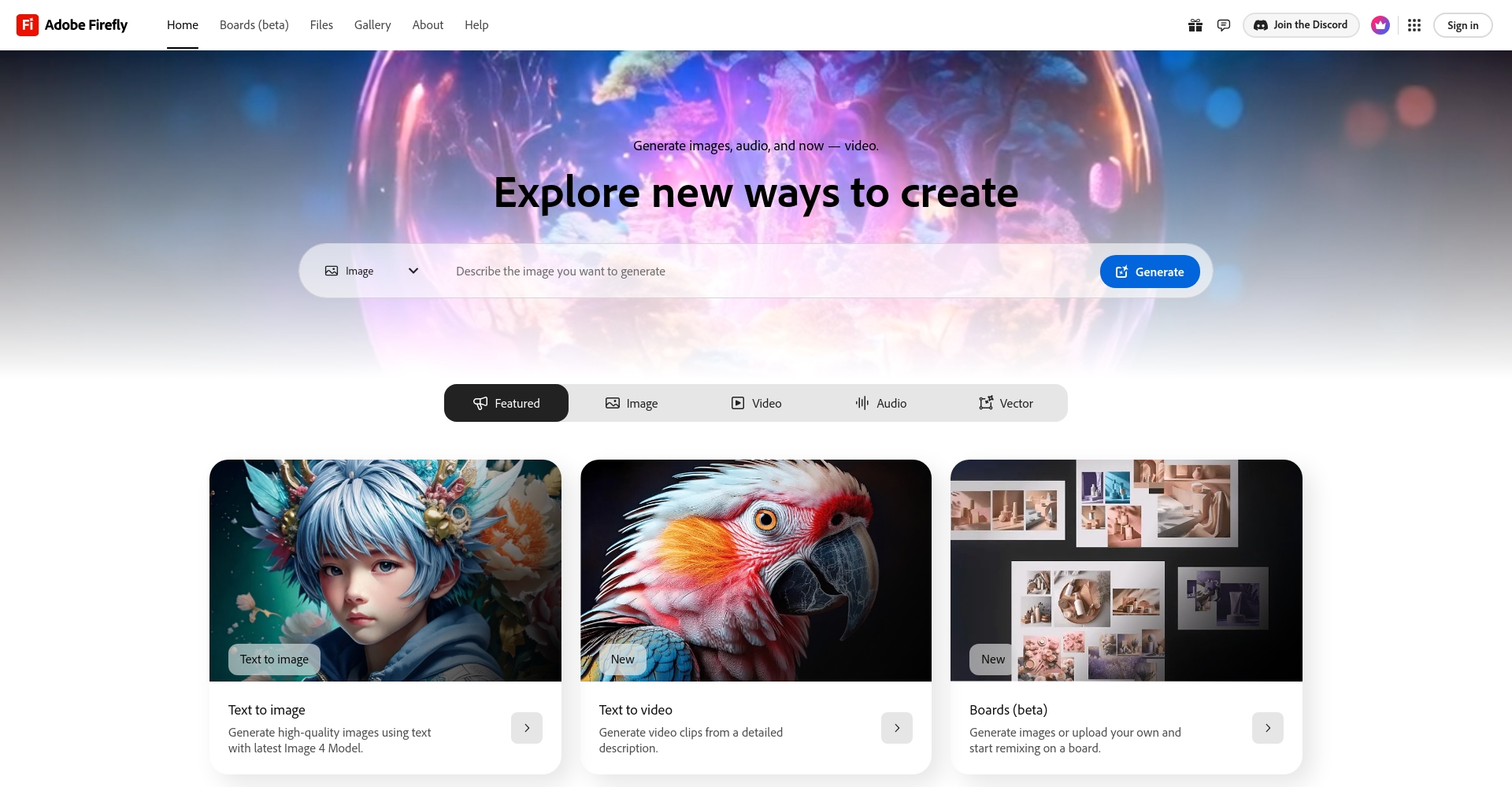 Adobe Firefly文字生成图片