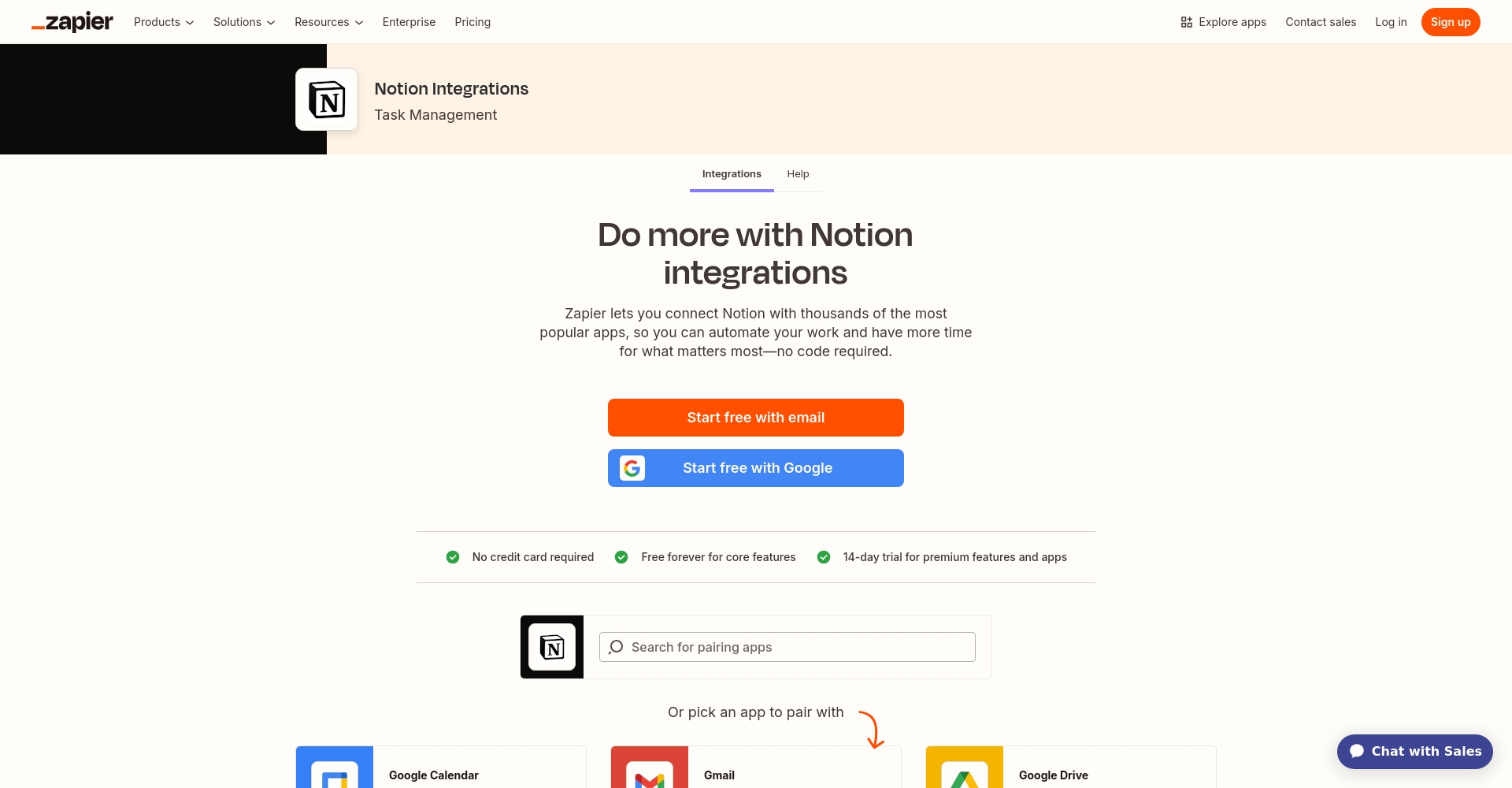 Zapier与Notion集成