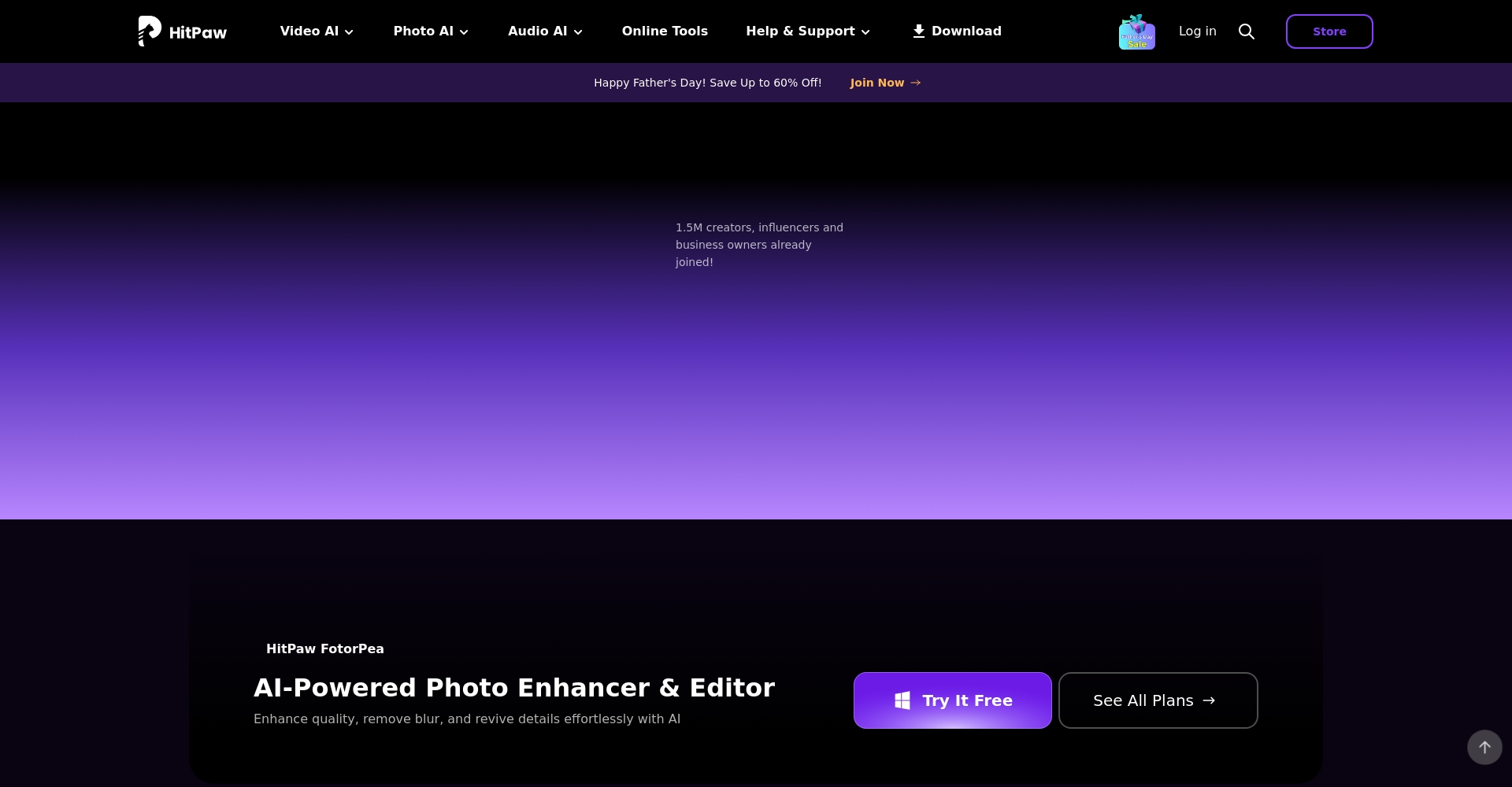 HitPaw Video Converter 软件界面