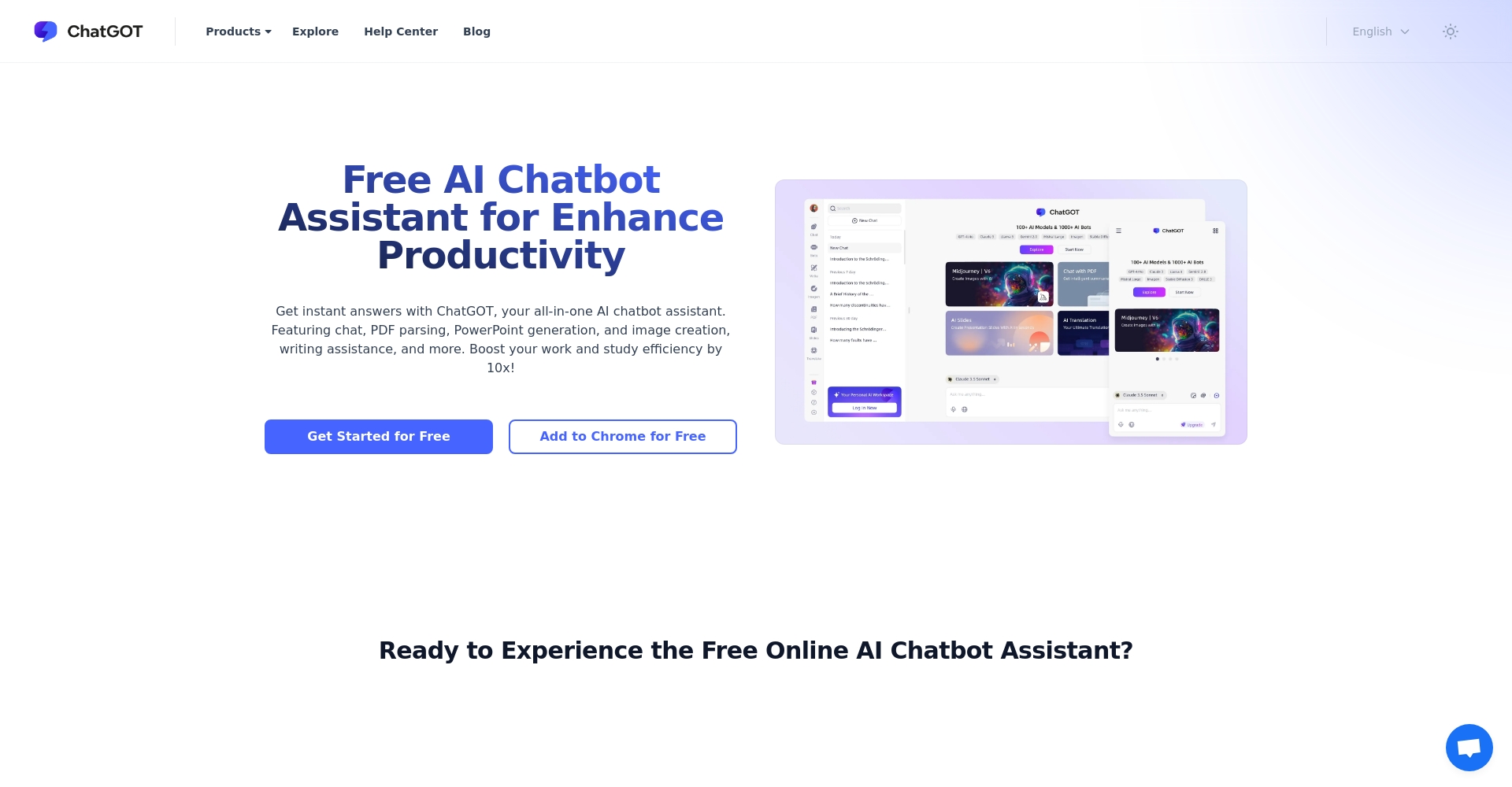 chatgot官方网站截图