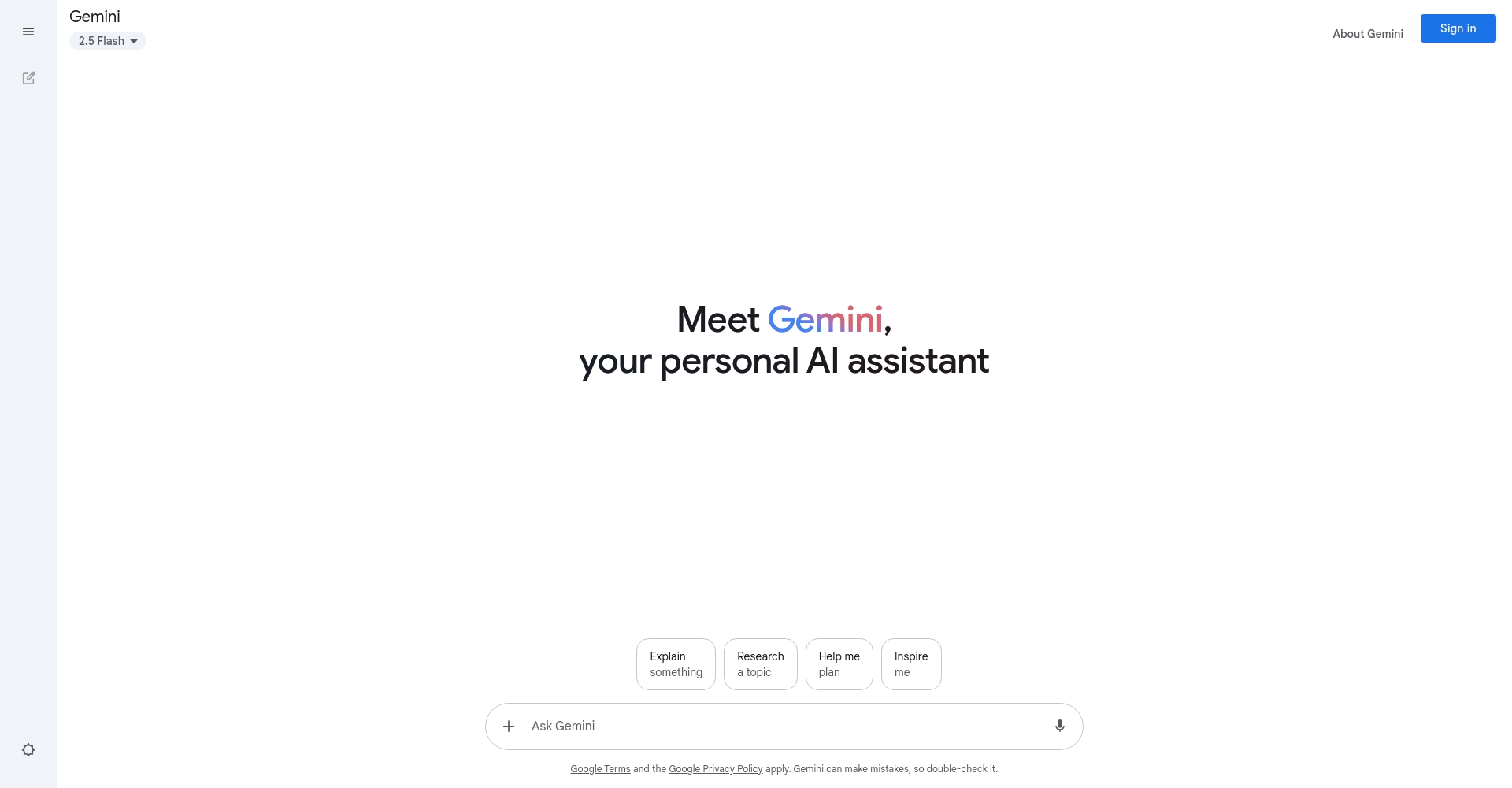 Google Bard官网截图