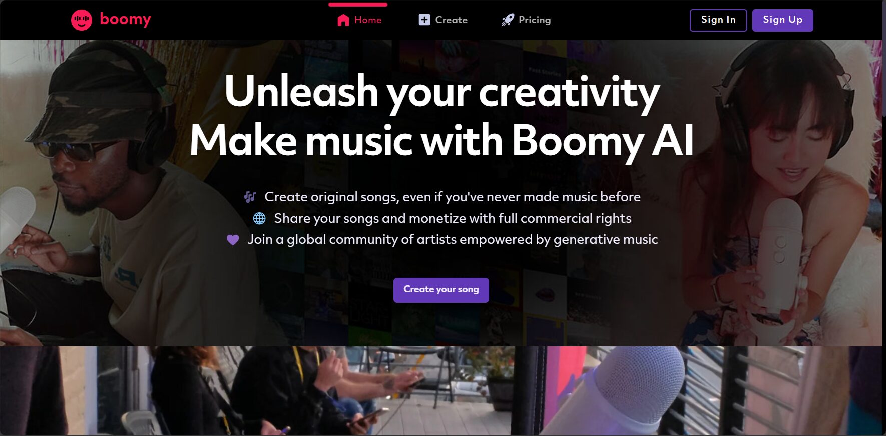 Boomy音乐社区