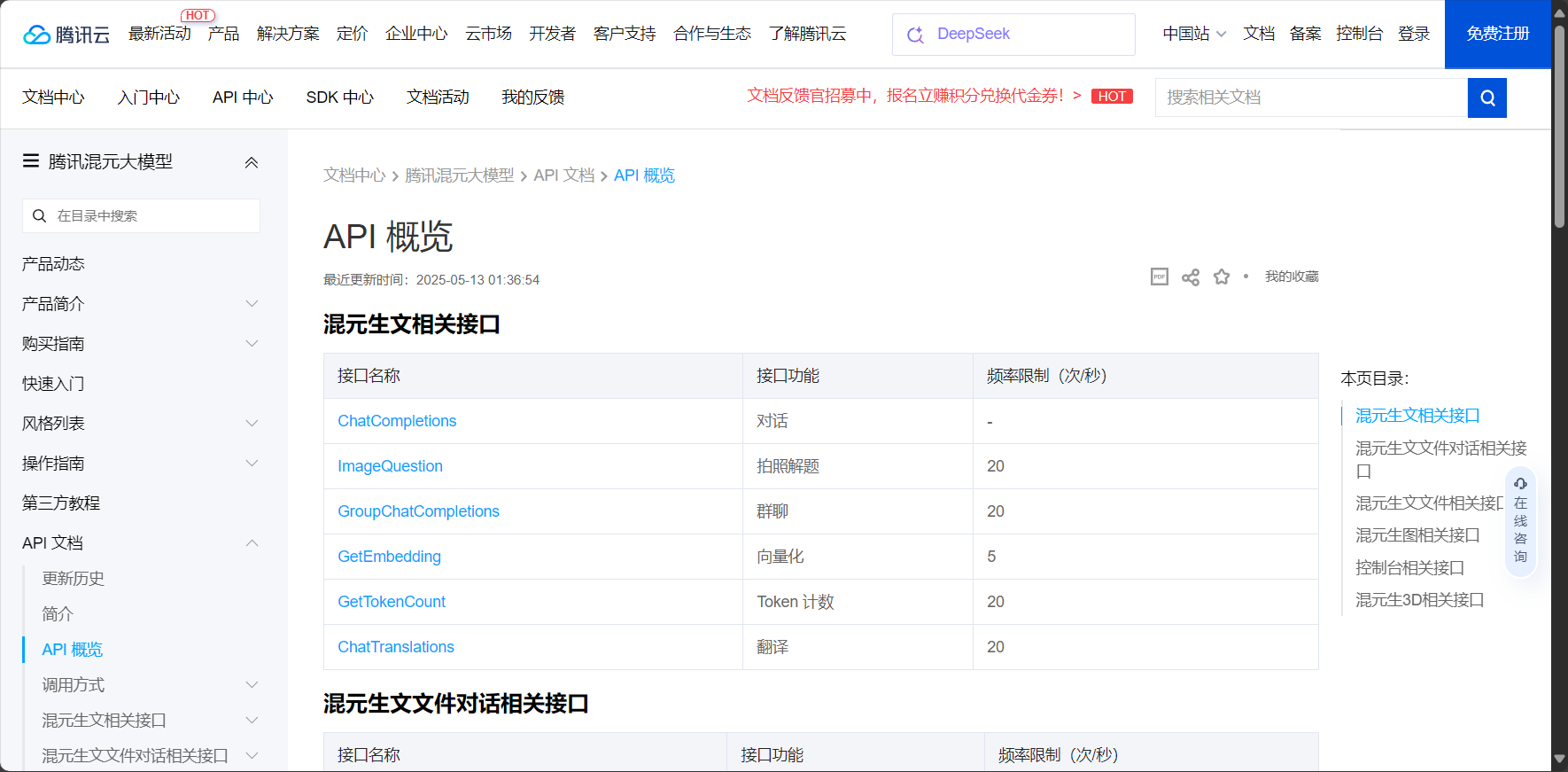 api概览