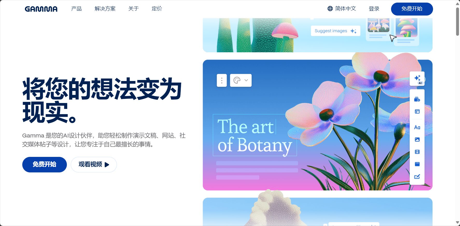 Gamma官网截图