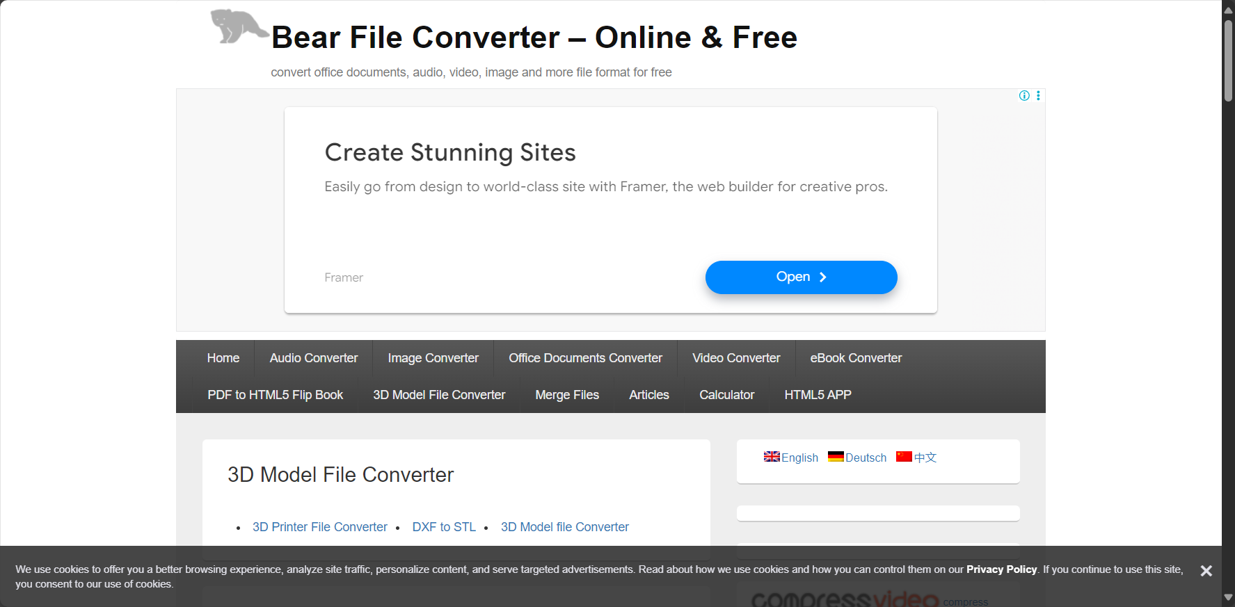 Bear File Converter官網