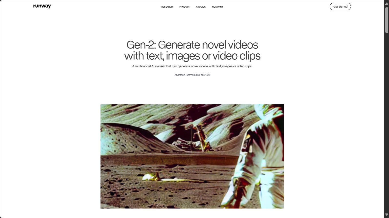 gen-2官方网址截图