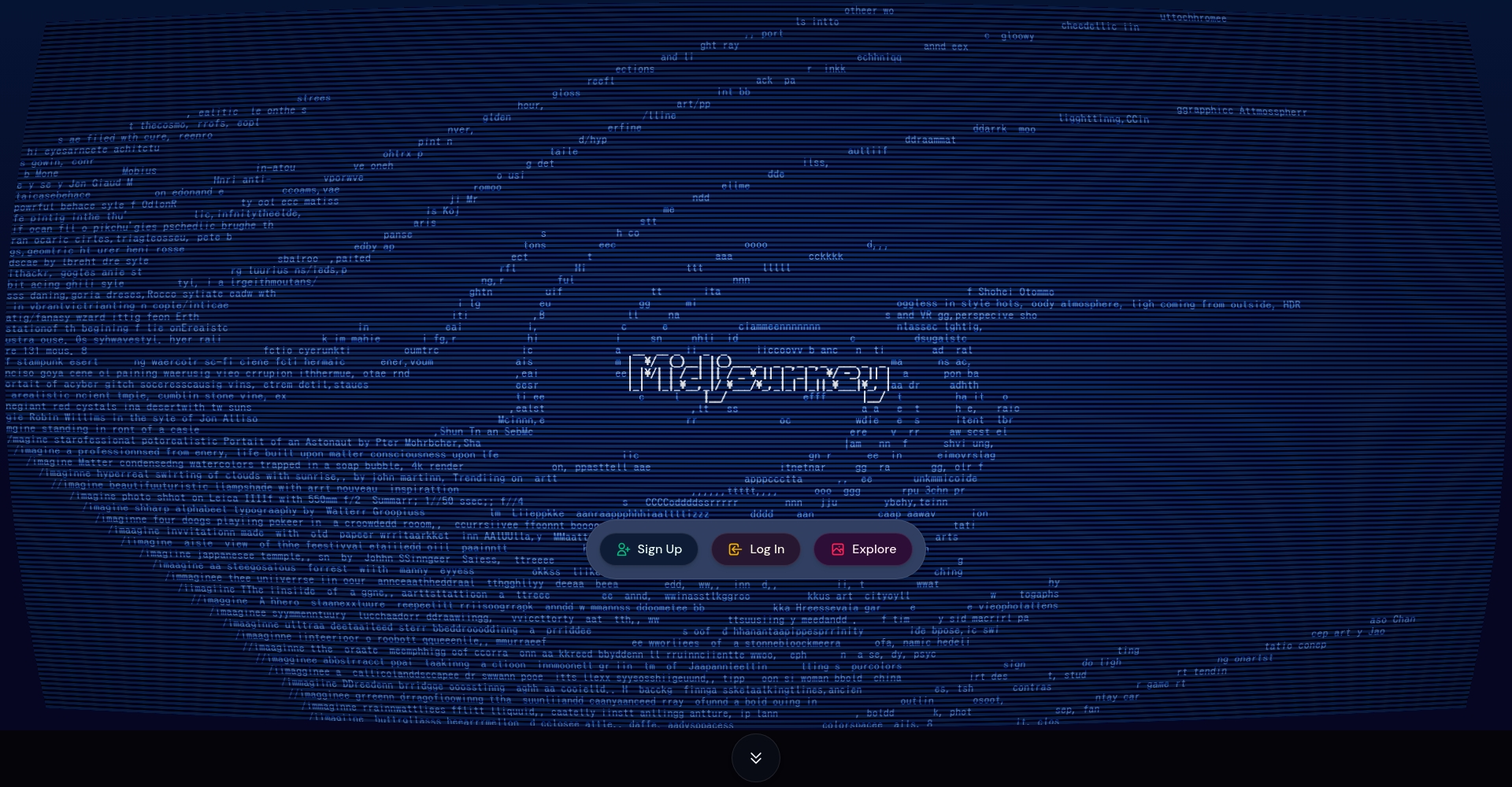 Midjourney官网页面