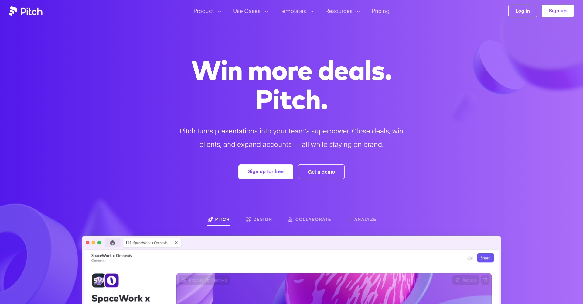 Pitch AI 团队协作界面