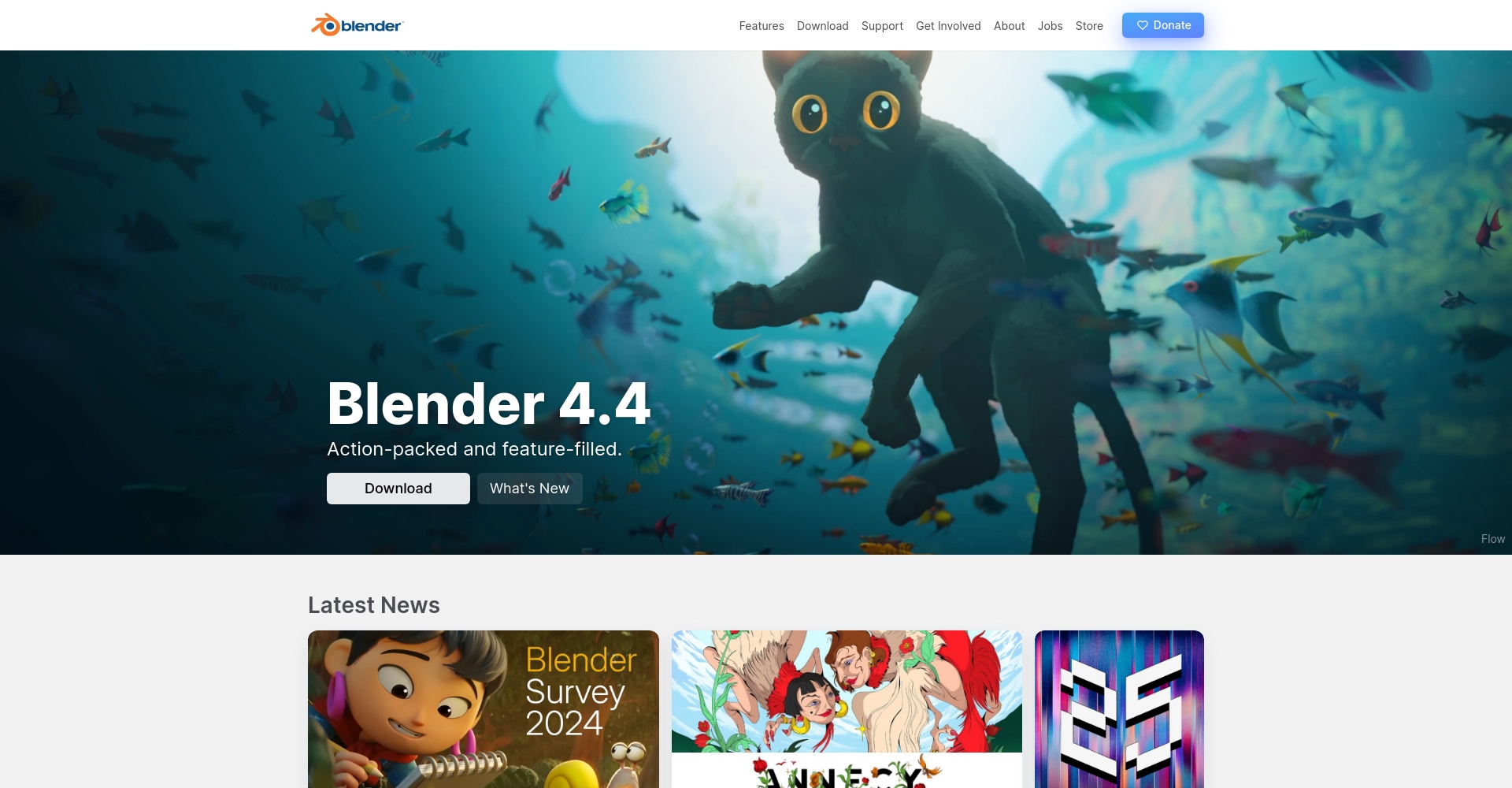 Blender官网截图