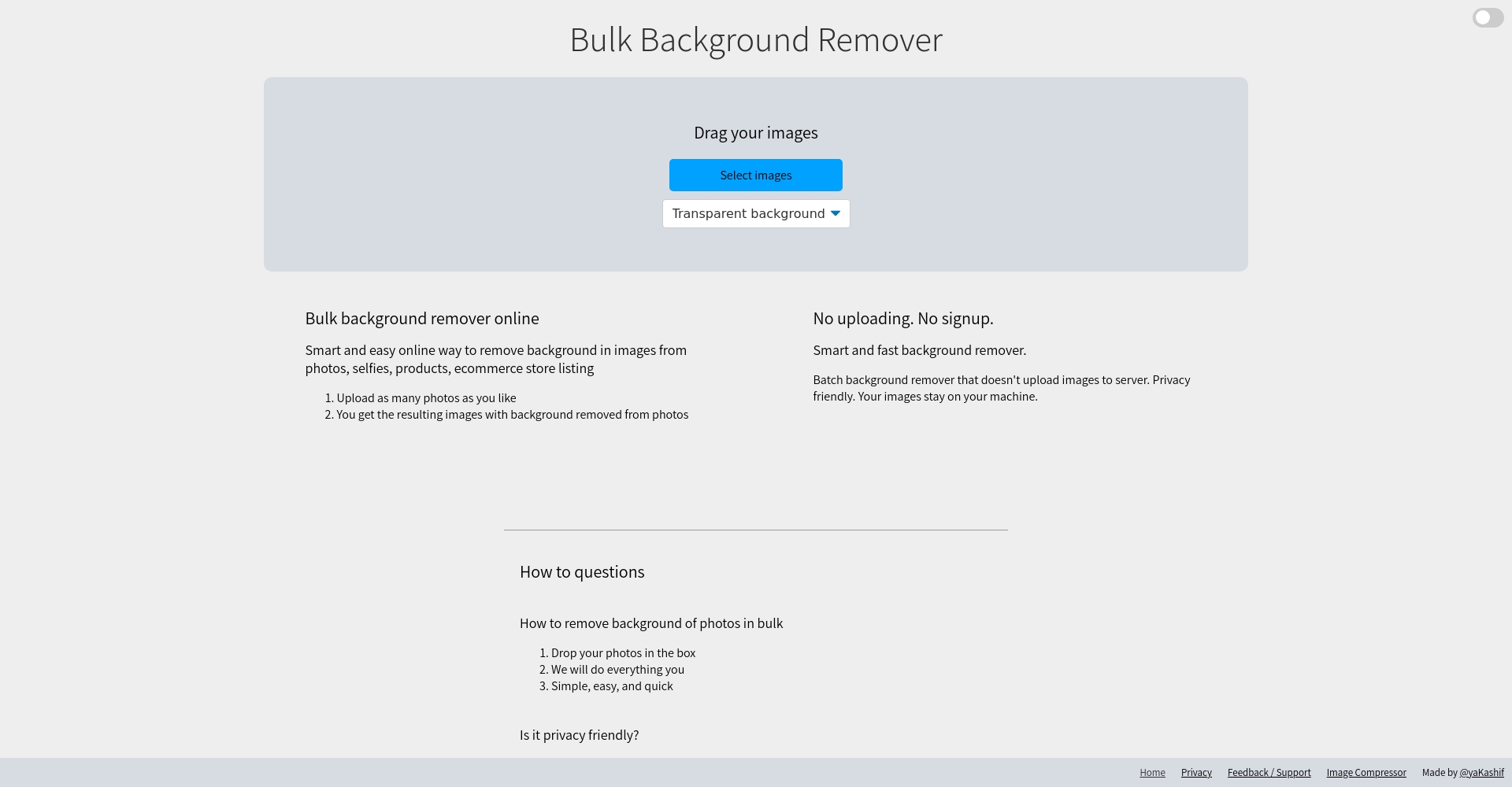 Bulk Background Remover使用演示