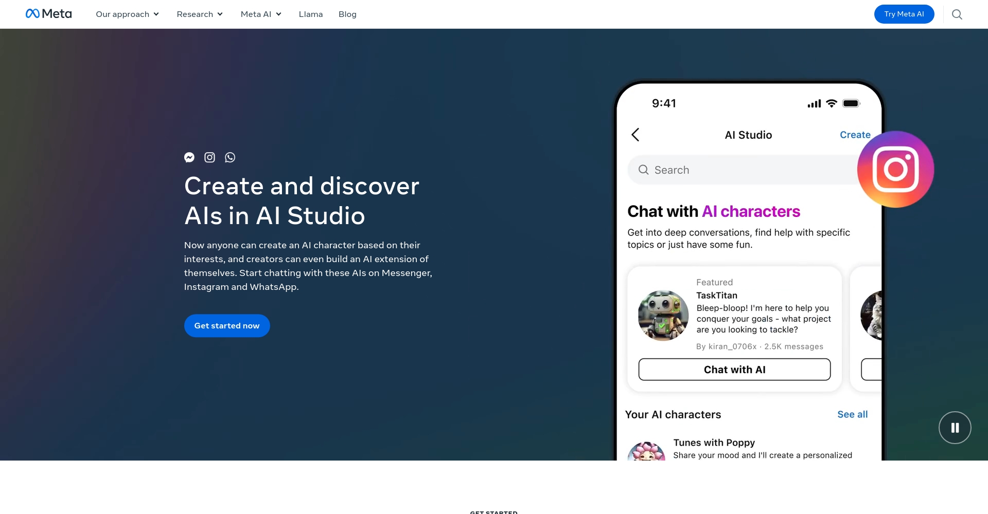 Meta AI Studio 平台概览