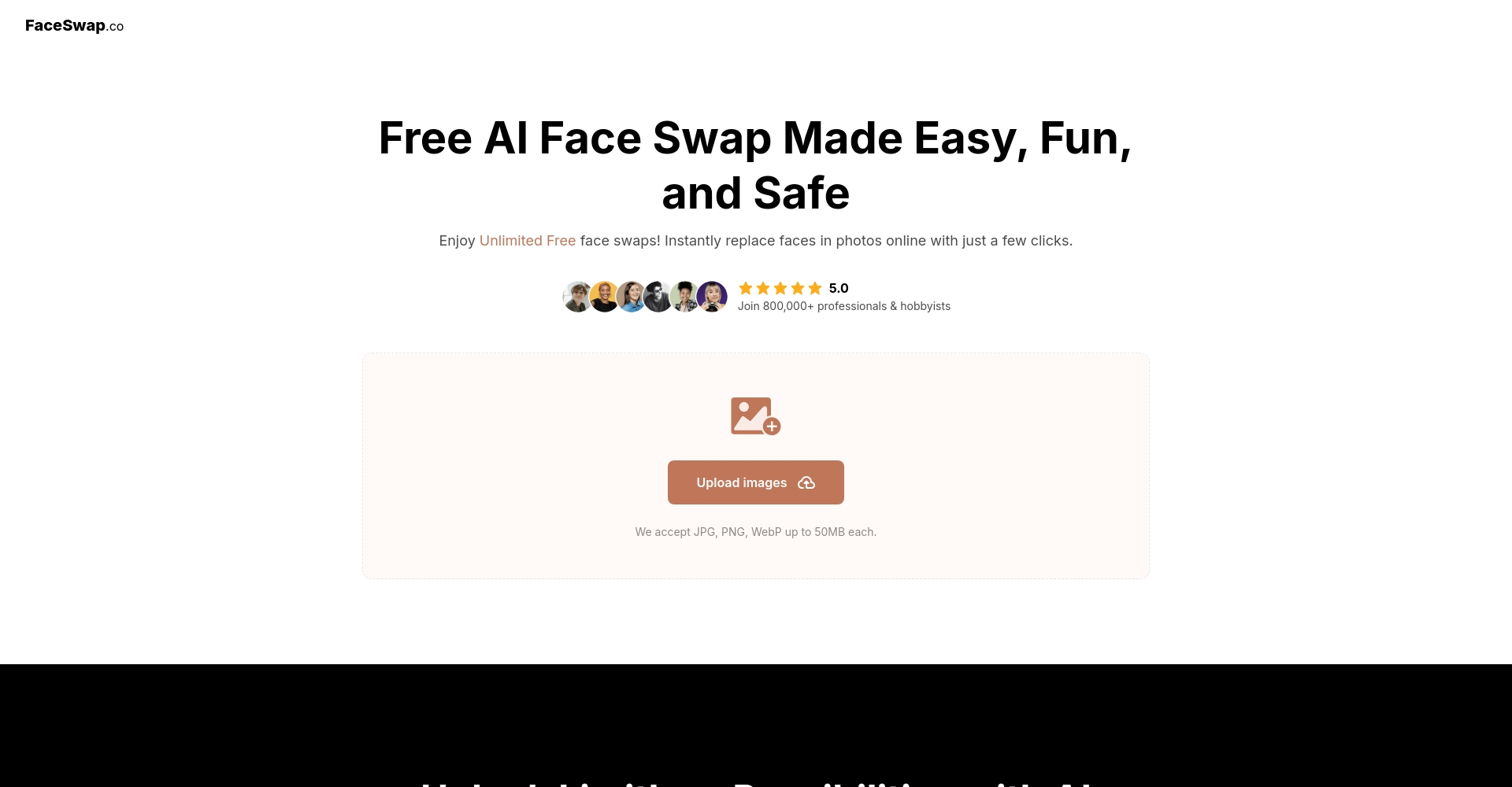 FaceSwap.co官方页面