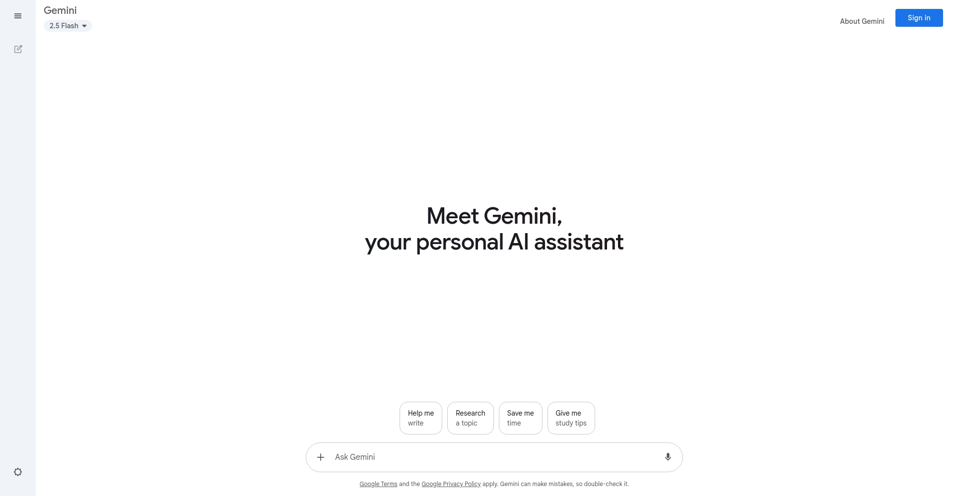 Google Gemini官网