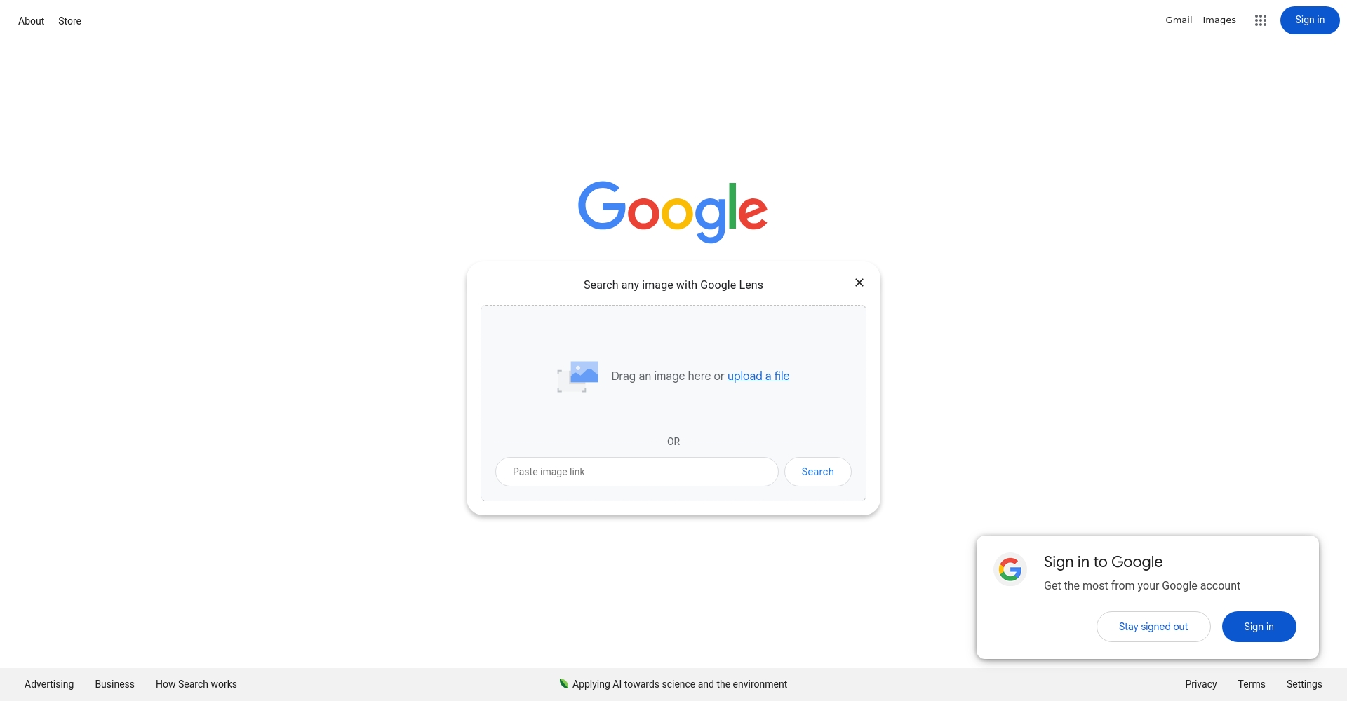 Google Lens操作界面
