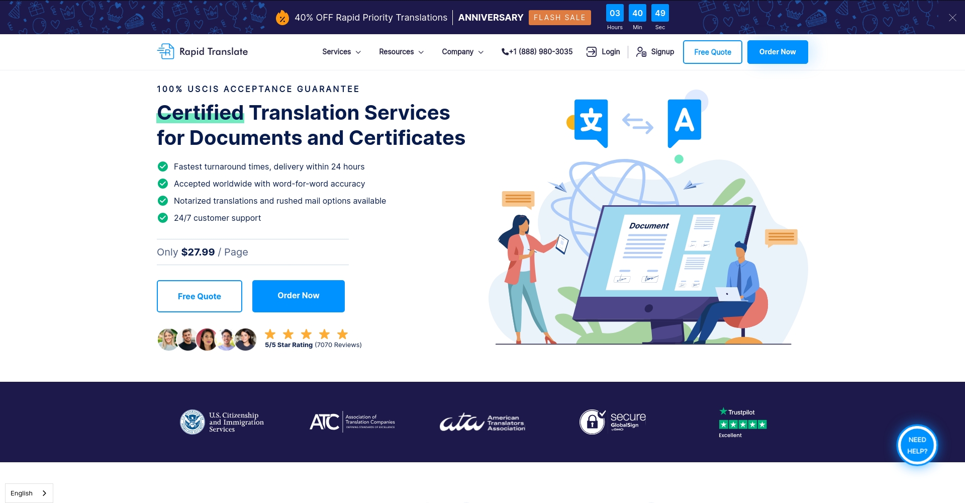 Rapid Translate官网截图