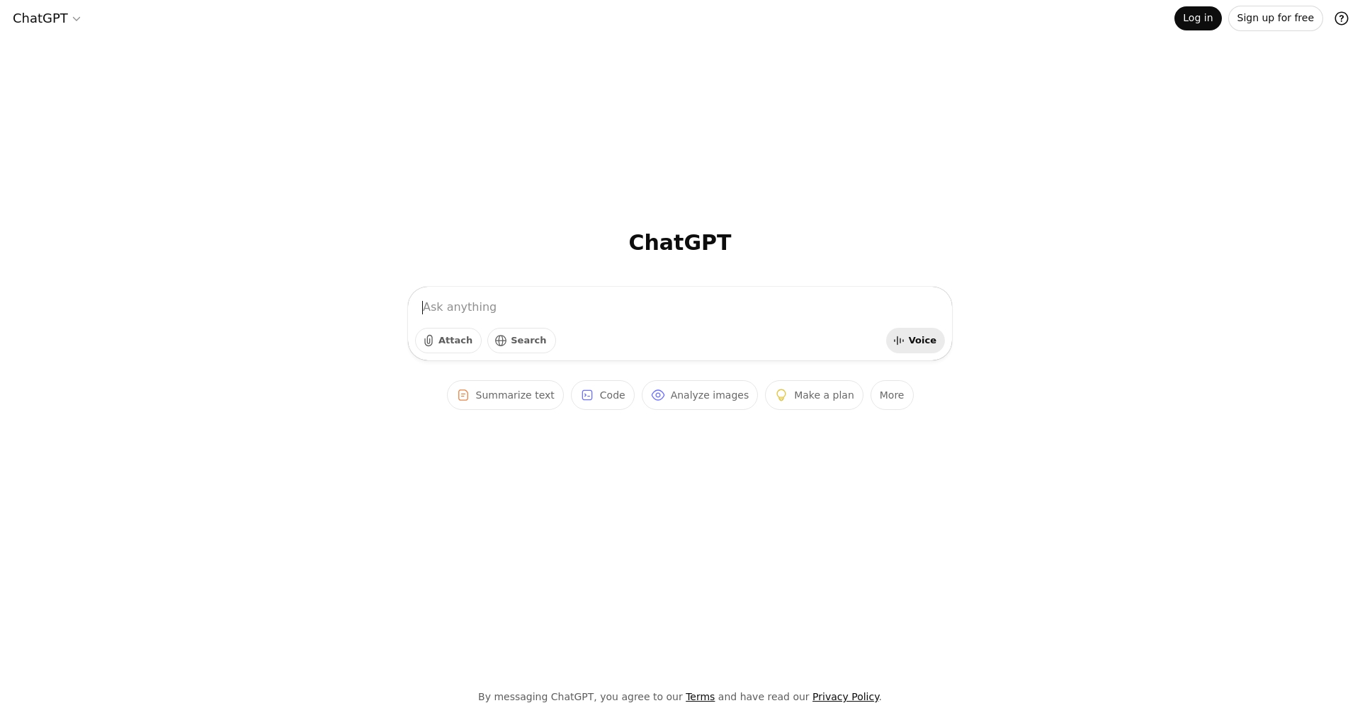 ChatGPT界面