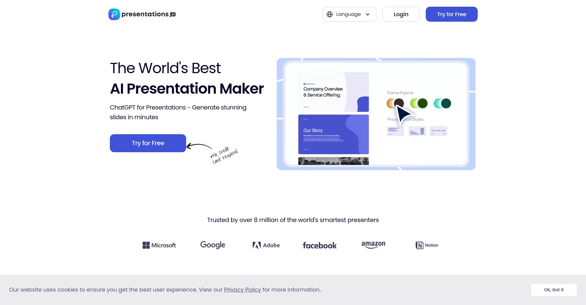 Presentations.AI官网截图