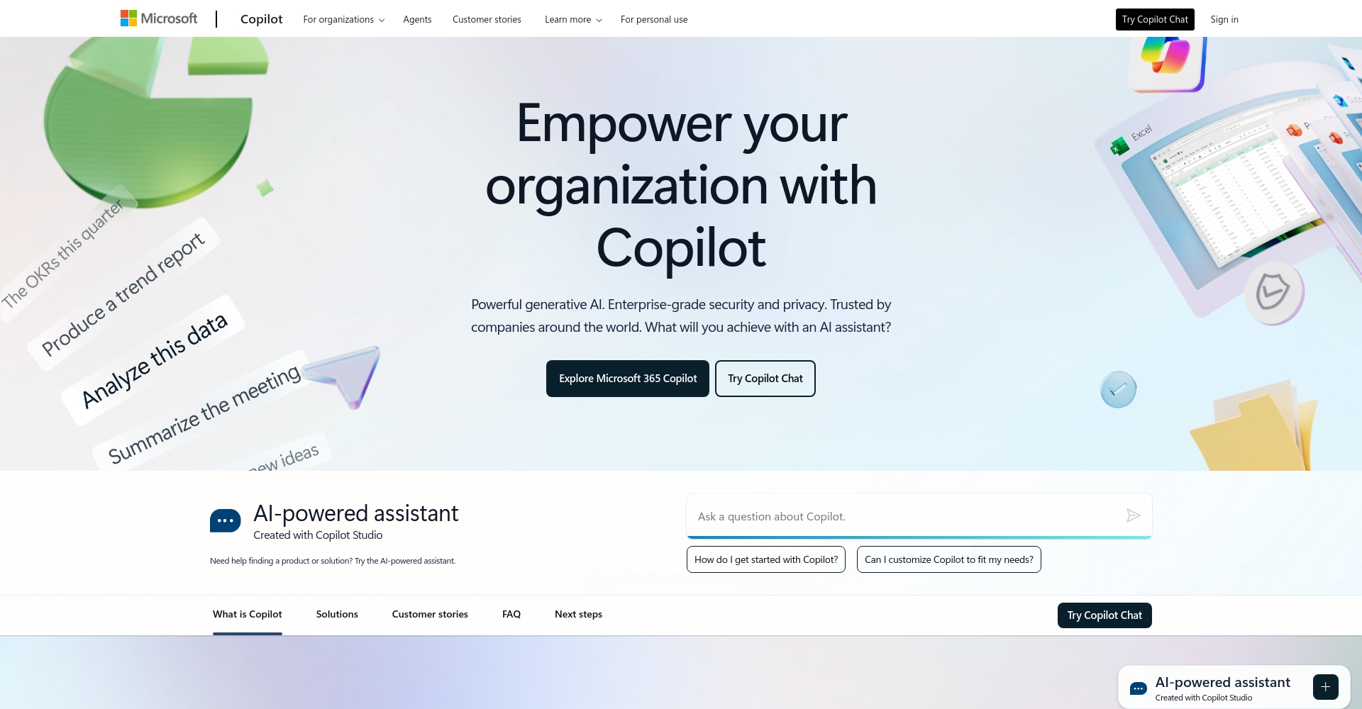 微软Copilot PPT界面