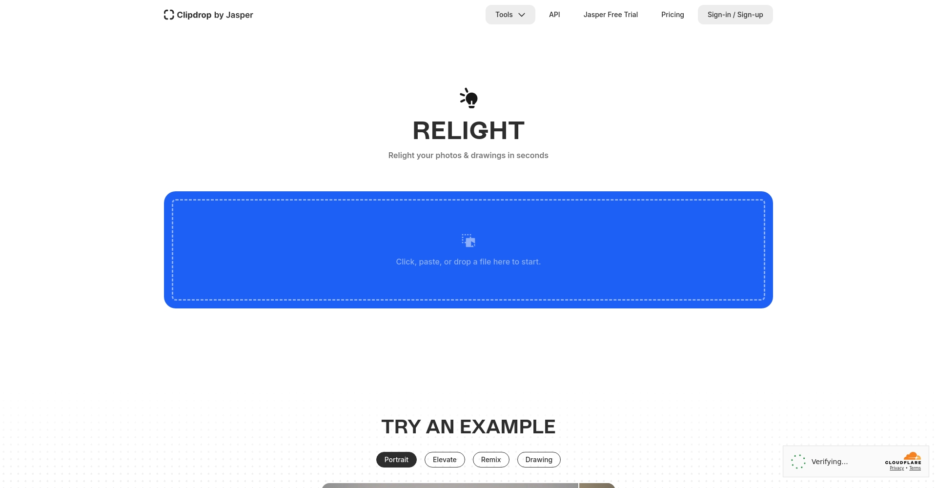 Relight官网首页截图