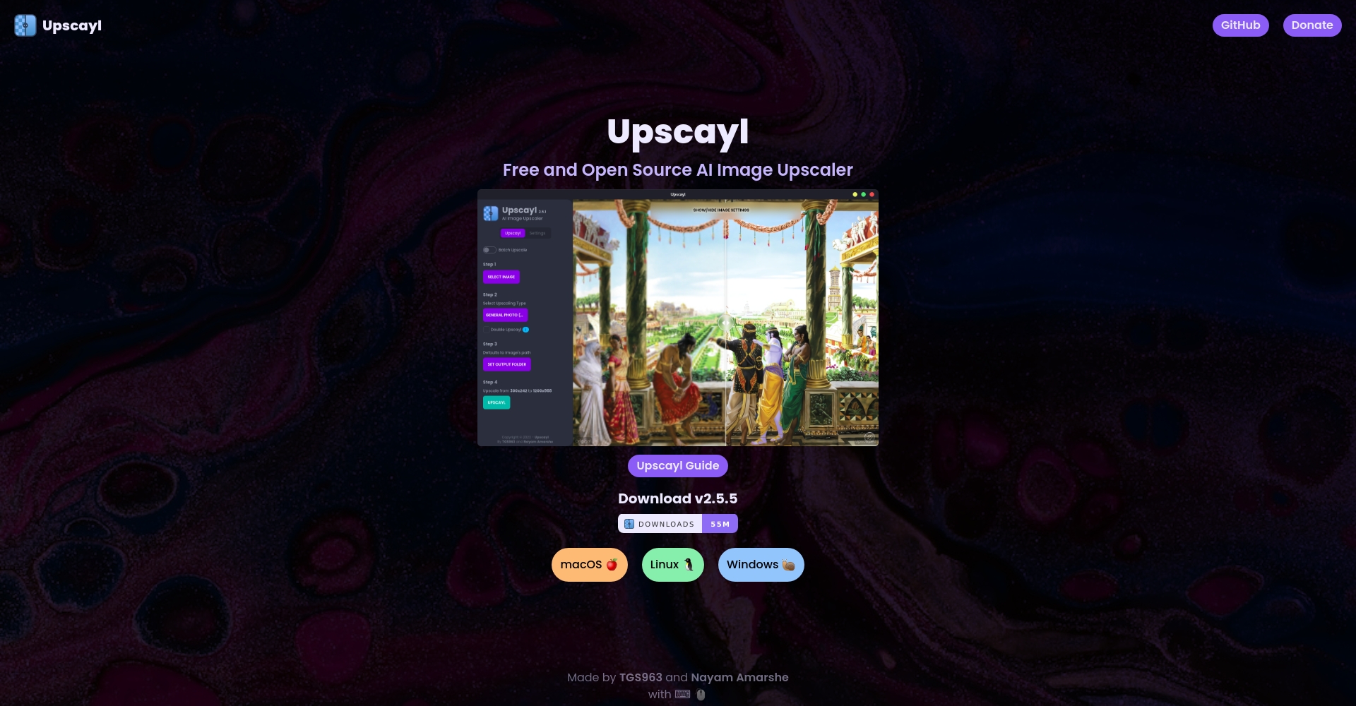Upscayl本地AI工具界面
