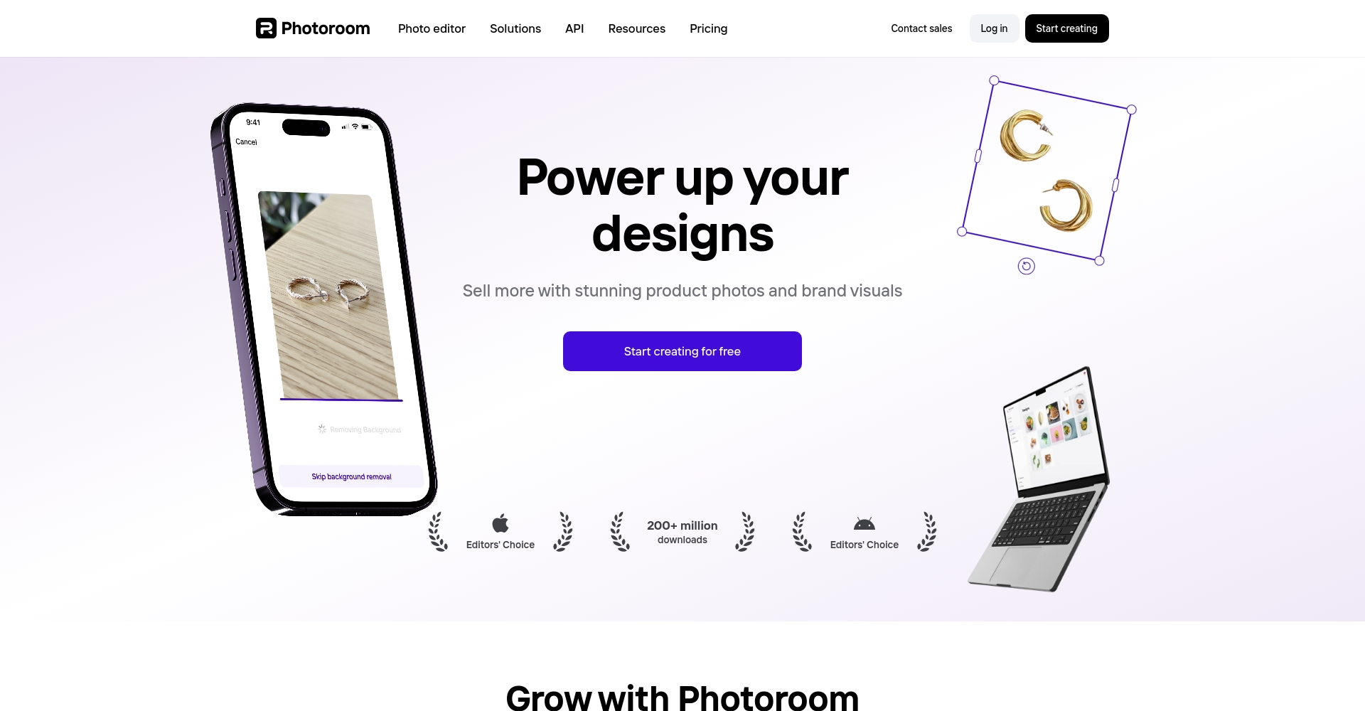 PhotoRoom APP界面商品抠图