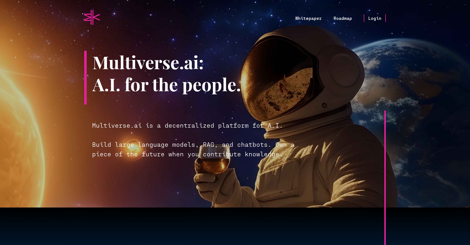 Multiverse AI官网截图