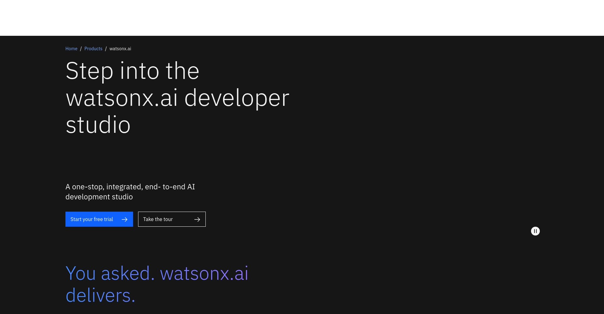 Watsonx.ai官网功能介绍