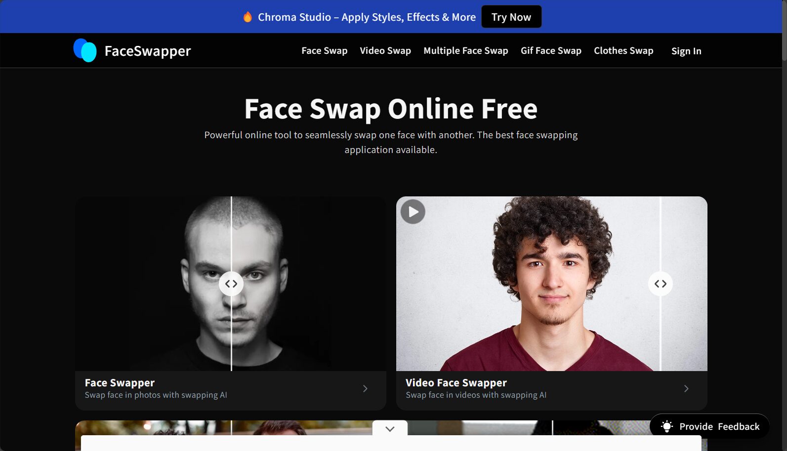 FaceSwapper.ai界面