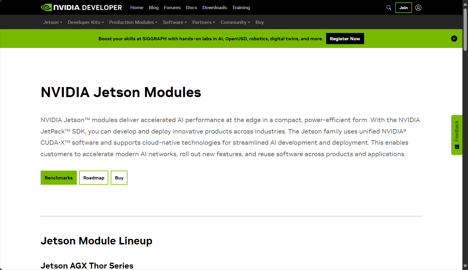 NVIDIA Jetson产品