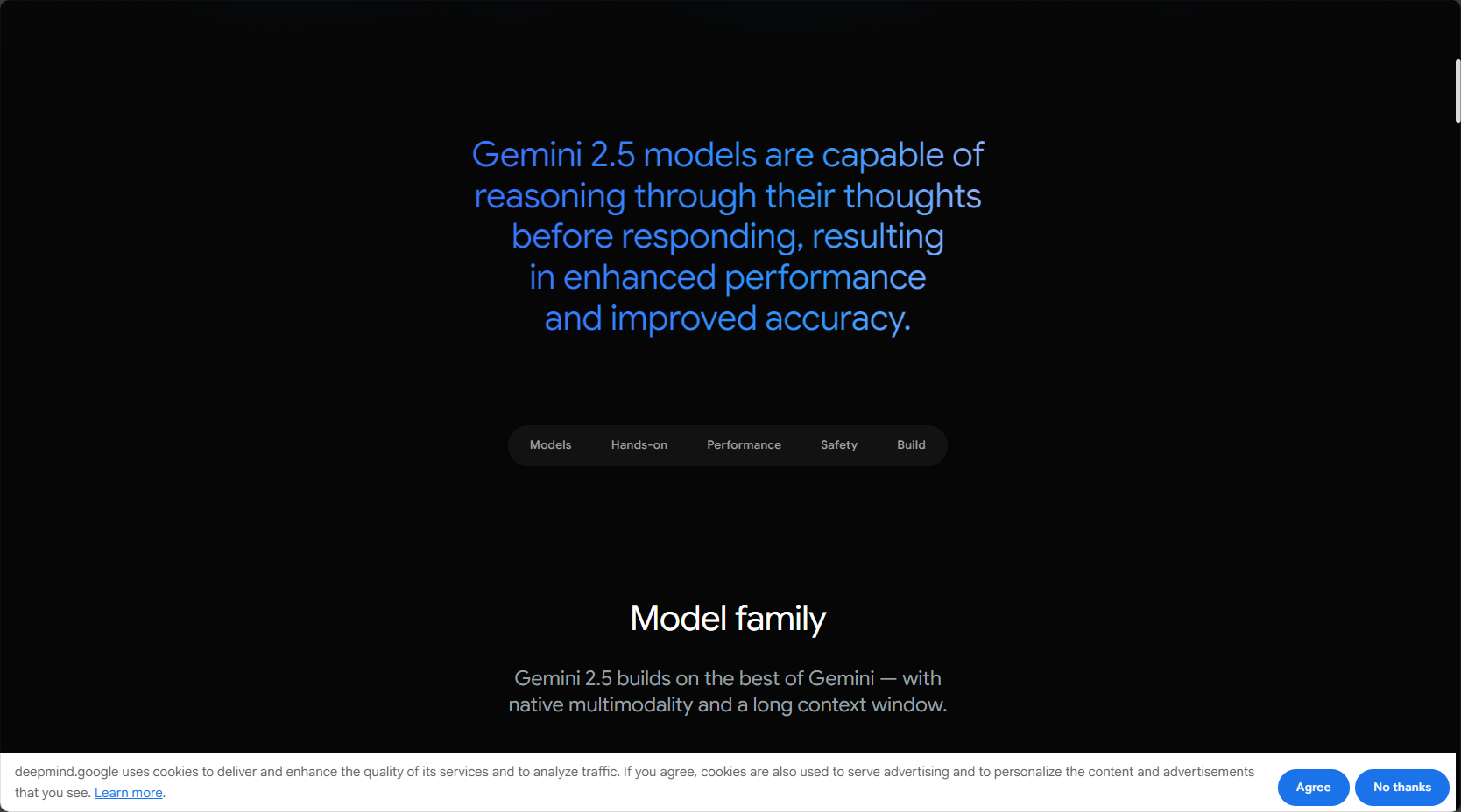 Google Gemini 2.5 Pro界面截图