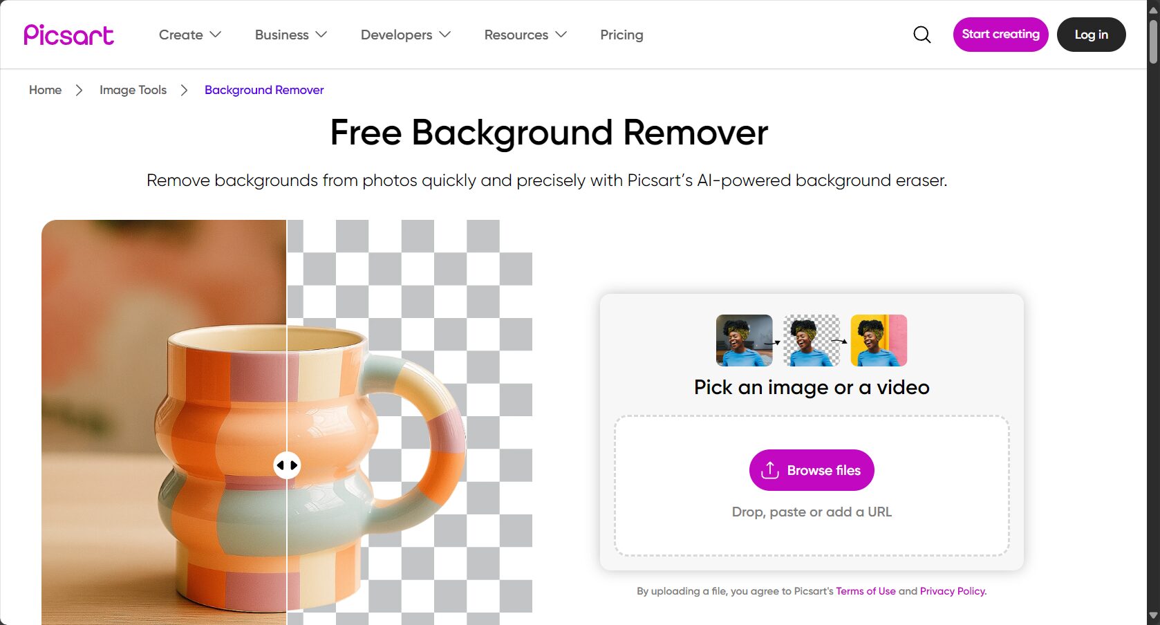 Quicktools Background Remover 官网