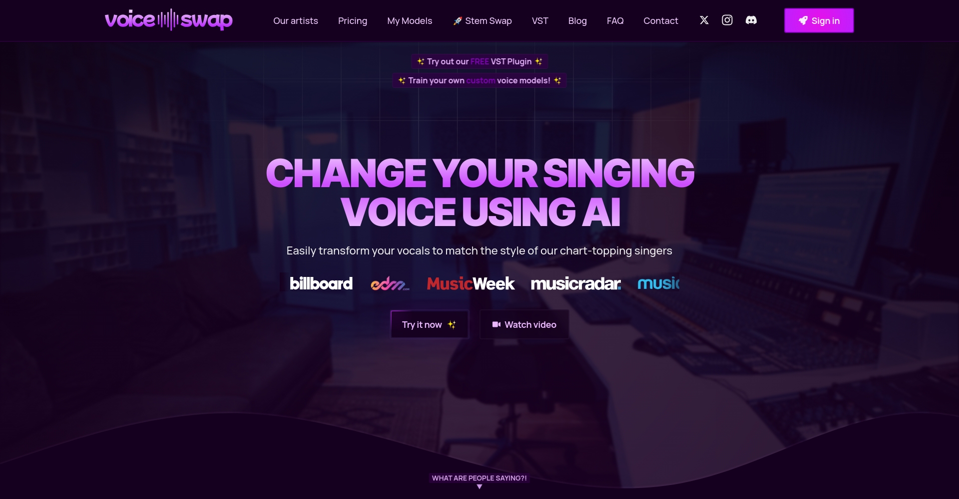 Voice Swap官网截图
