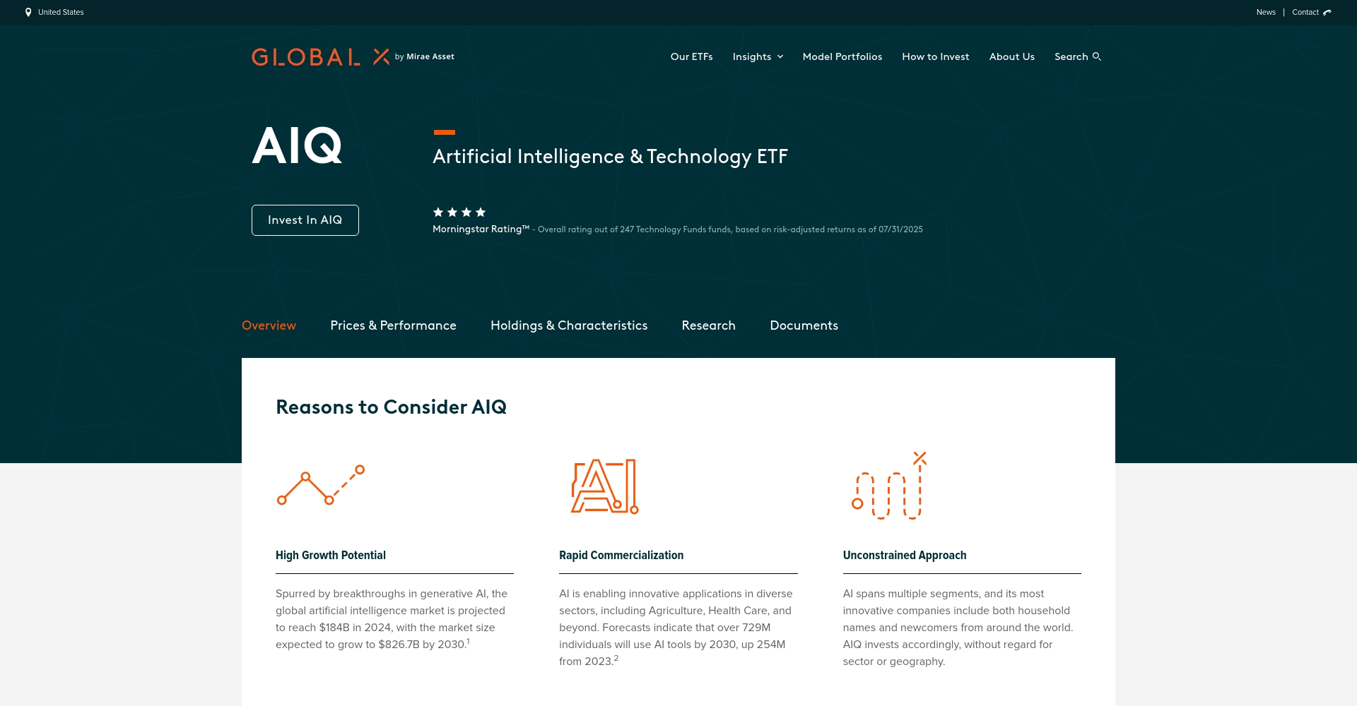 Global X人工智能与科技ETF官网