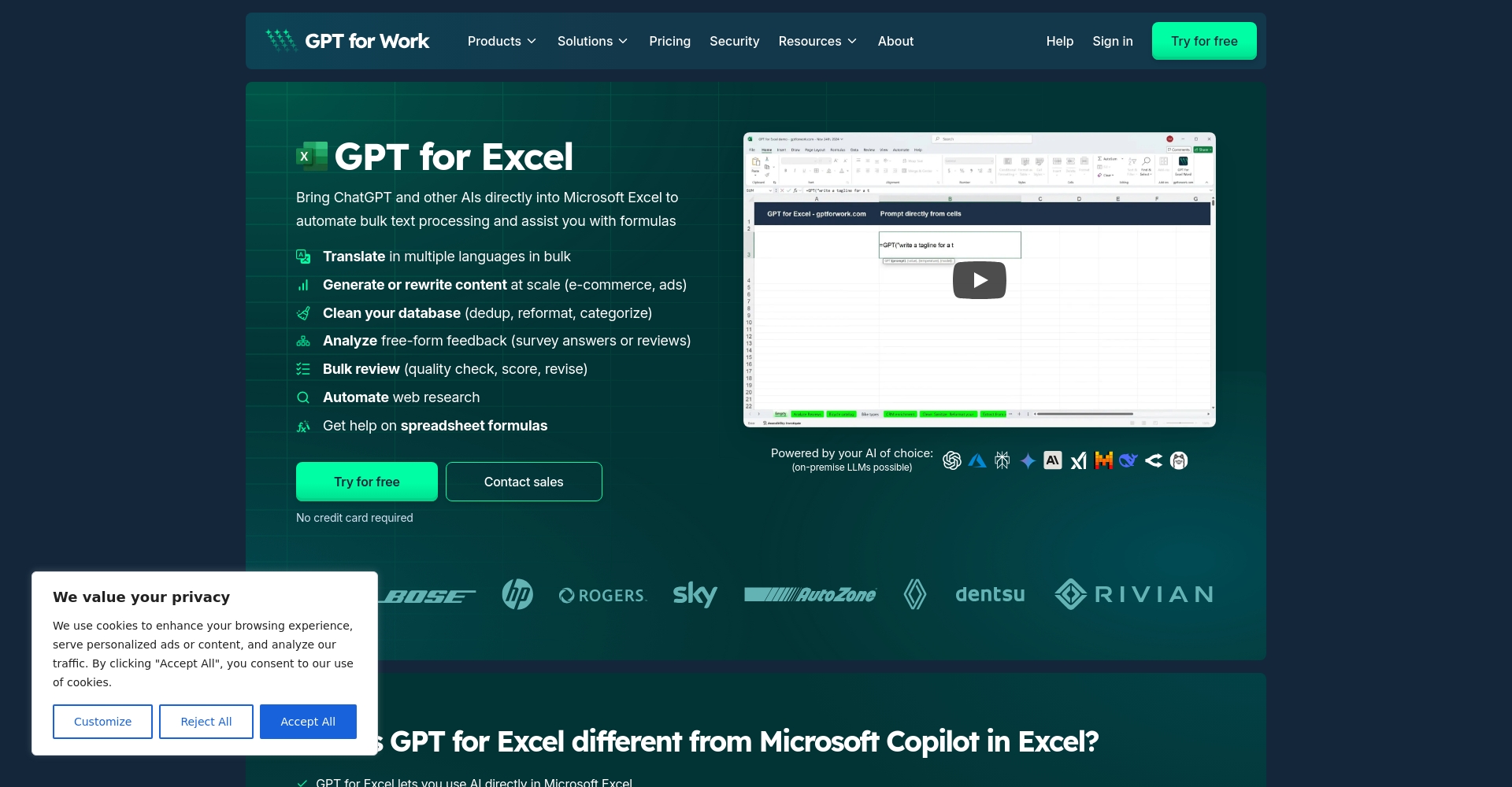 ChatGPT Excel整合教程:如何讓AI自動處理數據分析與重複性表格任務?