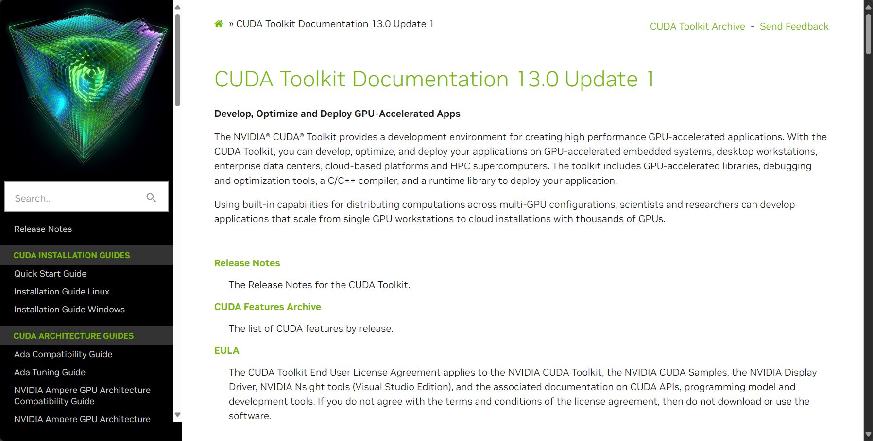 CUDA 工具包文档