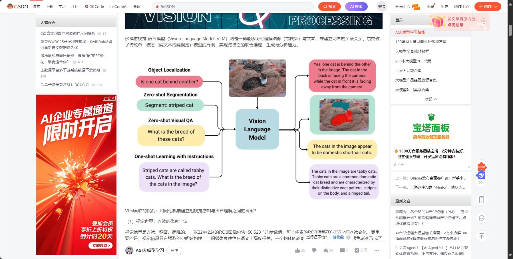 多模态大模型（VLM）文章介绍