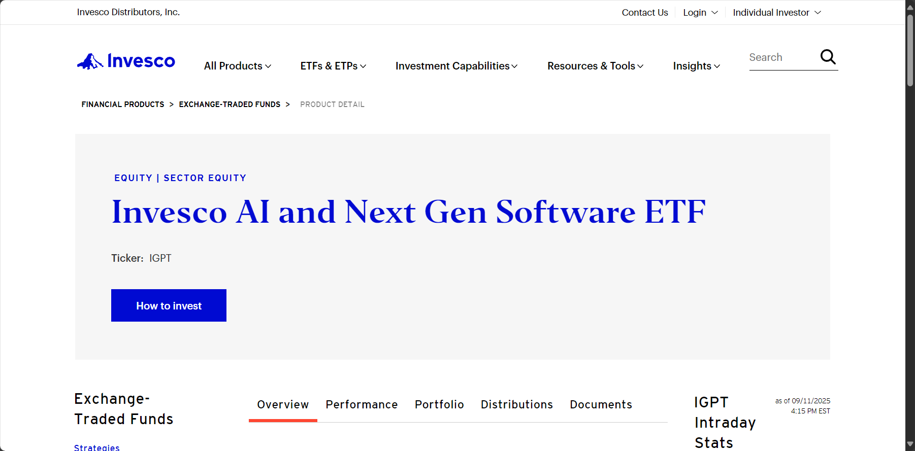 Invesco AI & Next Gen ETF官网