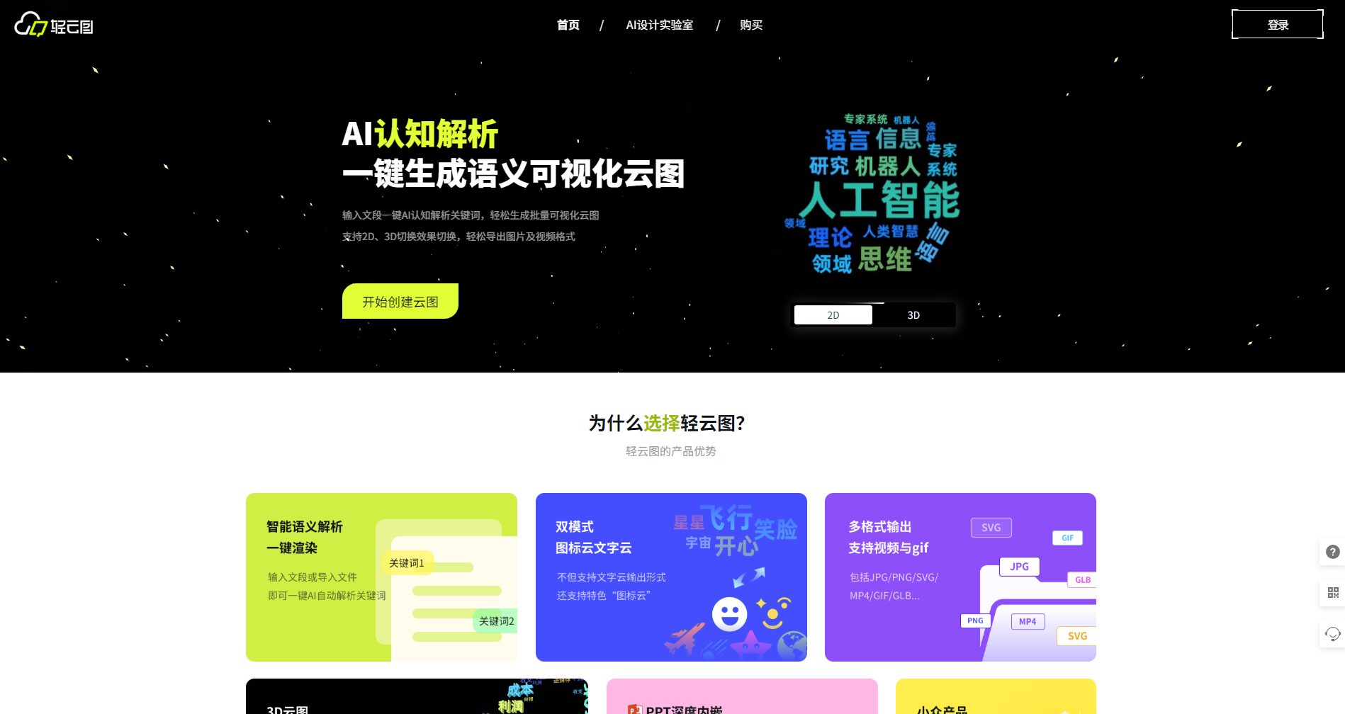 轻云图首页界面