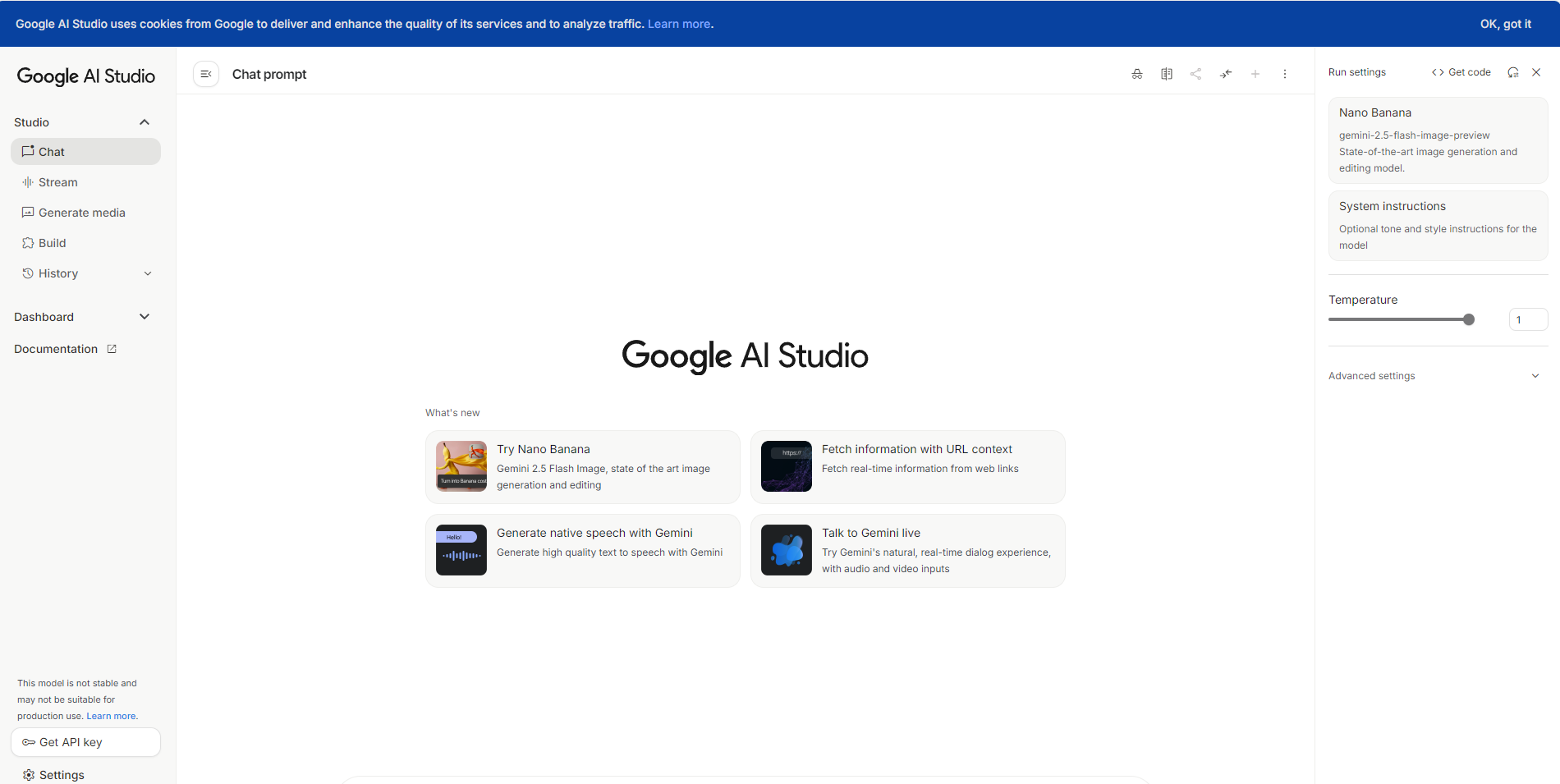 Google AI Studio