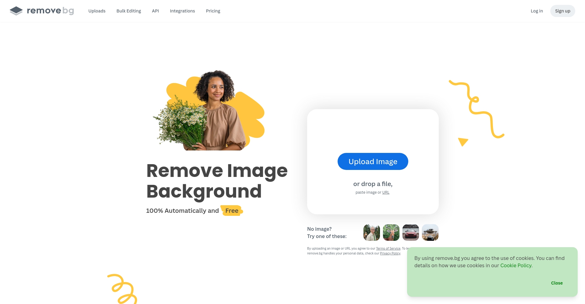 remove.bg官网截图