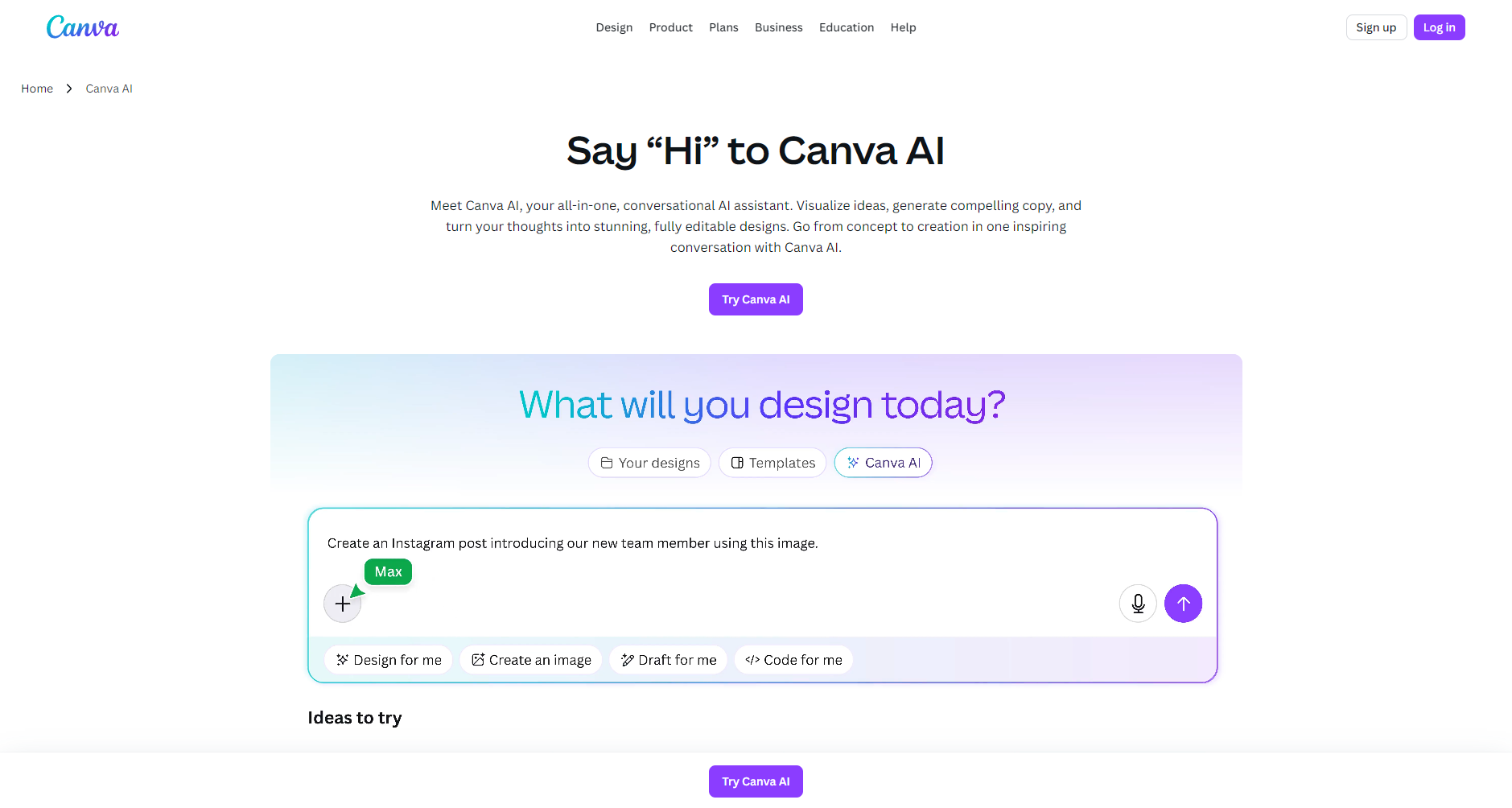 Canva AI生成的社交媒体图