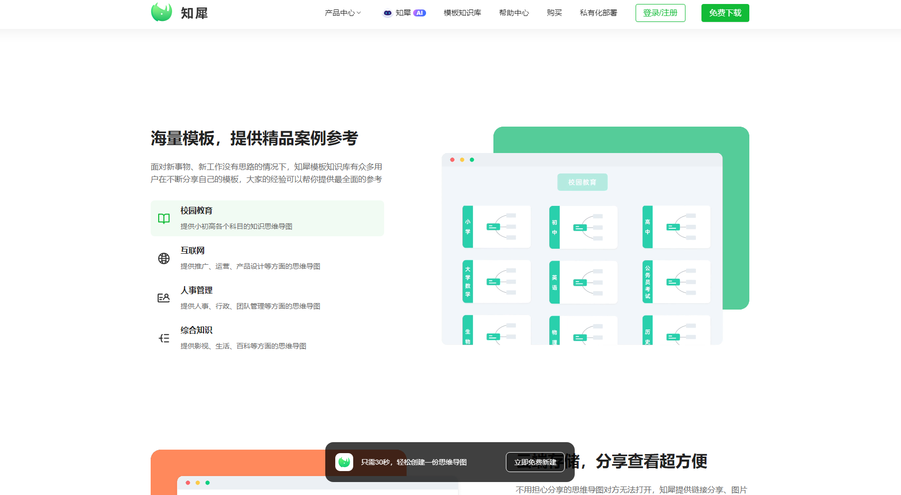 模板案例提供