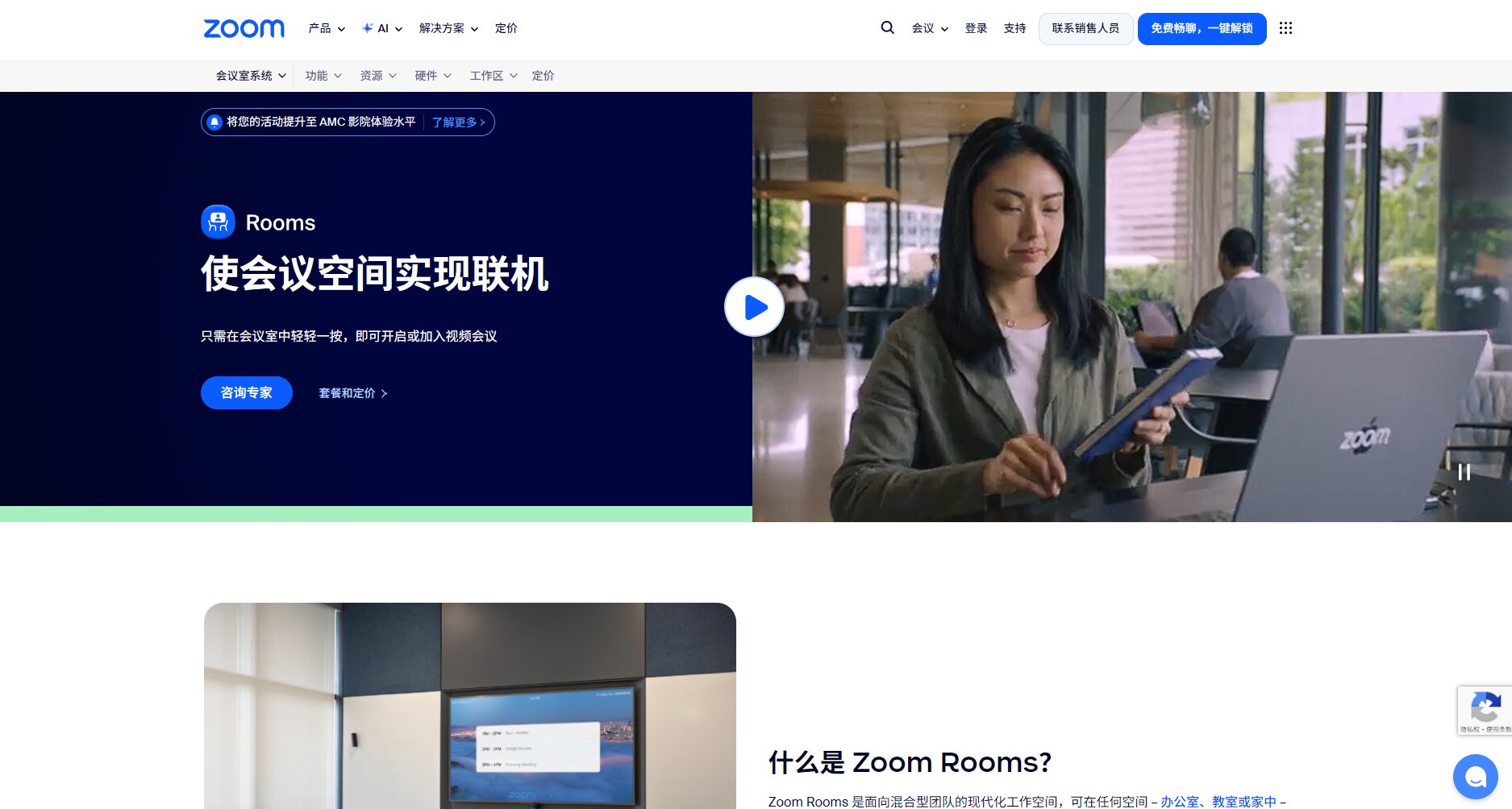 Zoom AI Companion 会议摘要界面