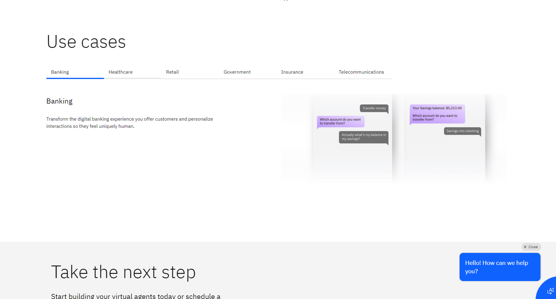 IBM Watson Assistant应用场景