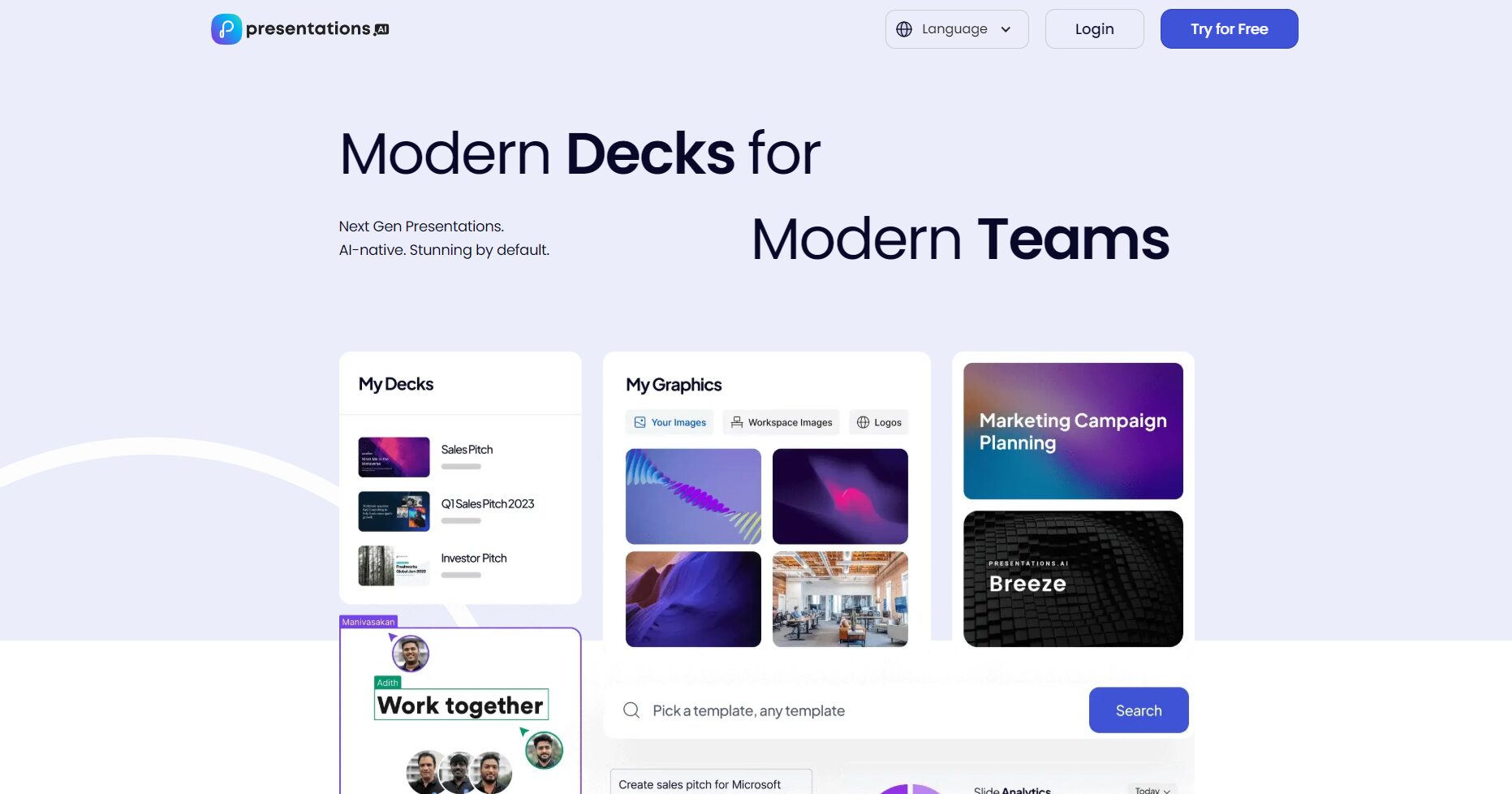 Presentations.AI 功能介绍